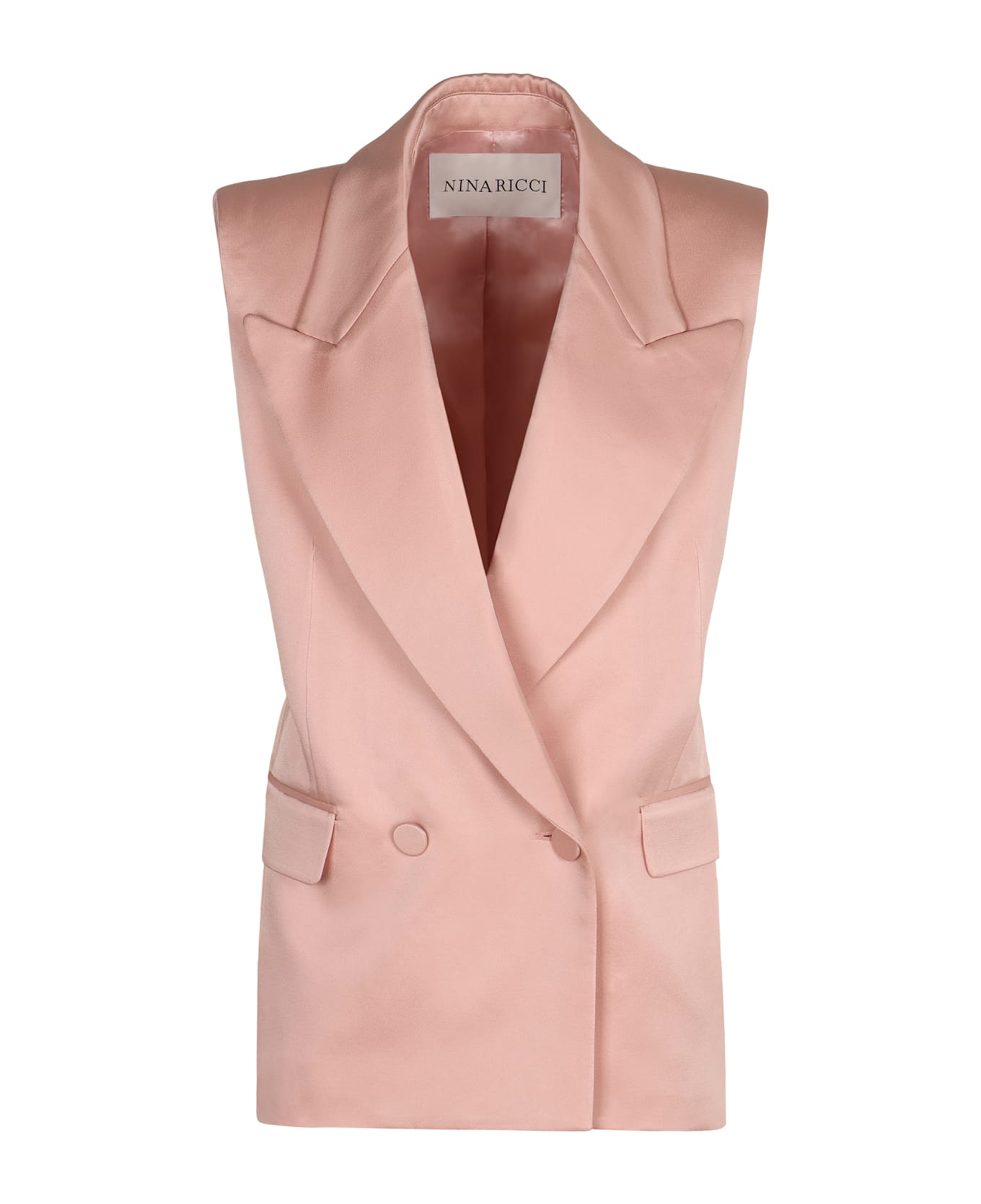 Nina Ricci Double-breasted Waistcoat - Pink