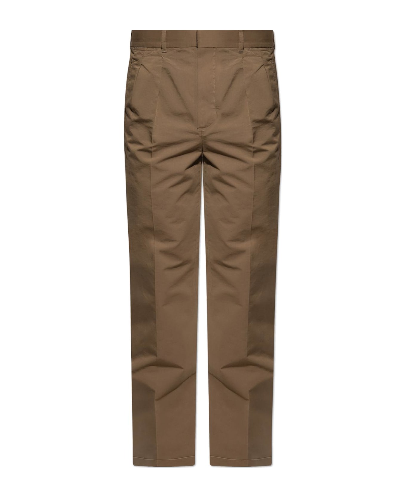 Tom Ford Pants With Rolled-up Legs - Chestnut