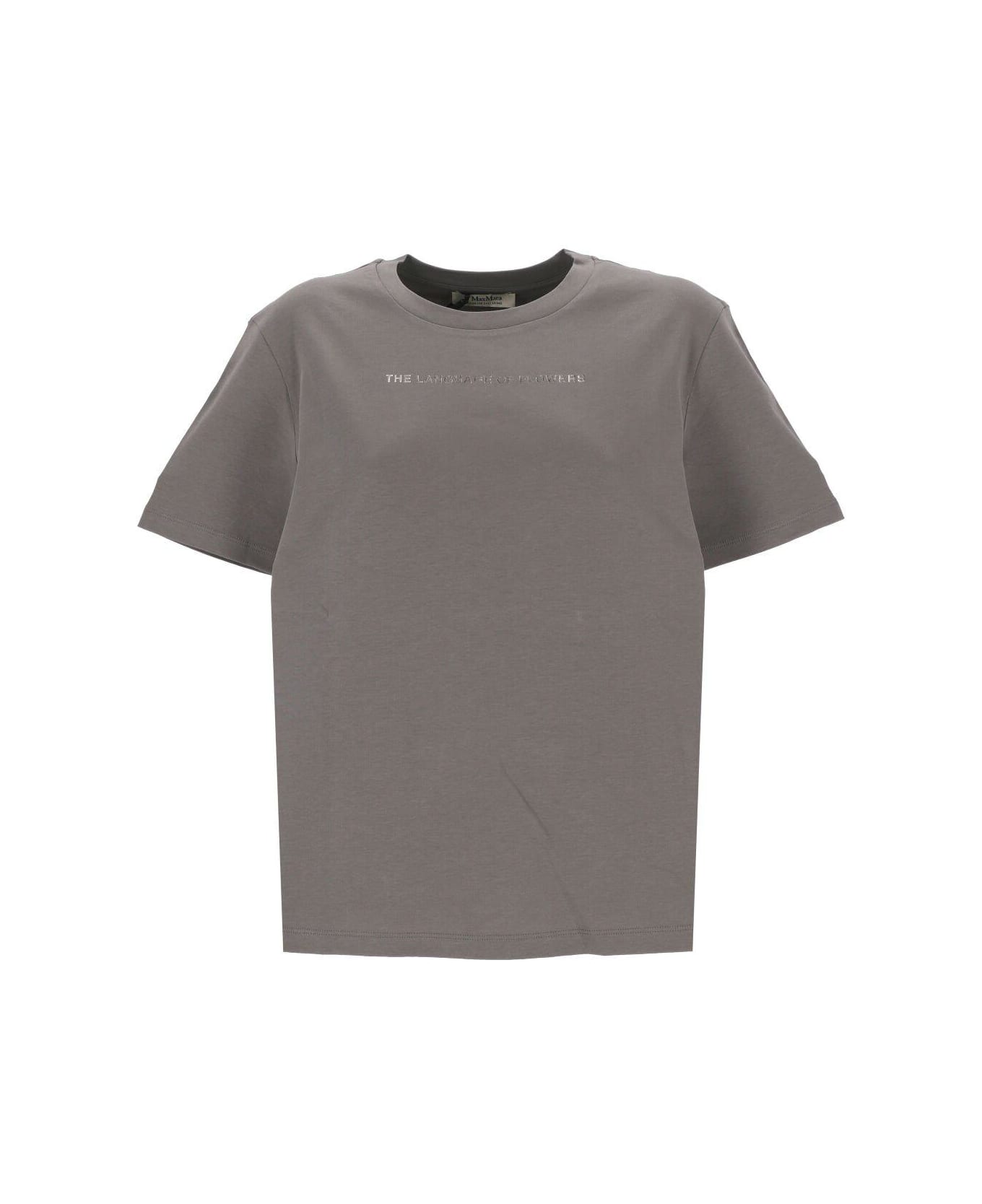 'S Max Mara Crewneck Short-sleeved T-shirt - GREY