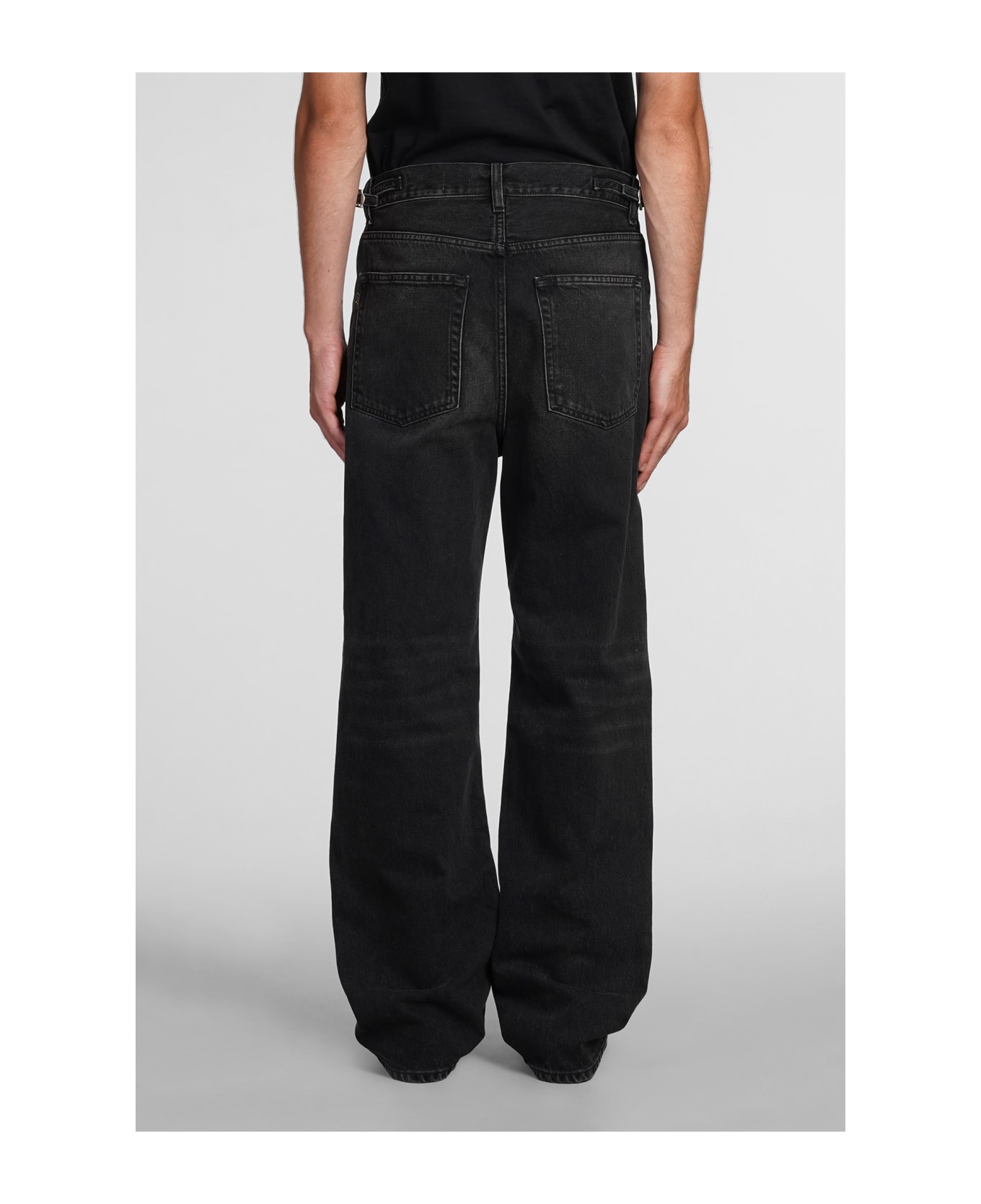 Haikure Logan Jeans In Black Cotton - black
