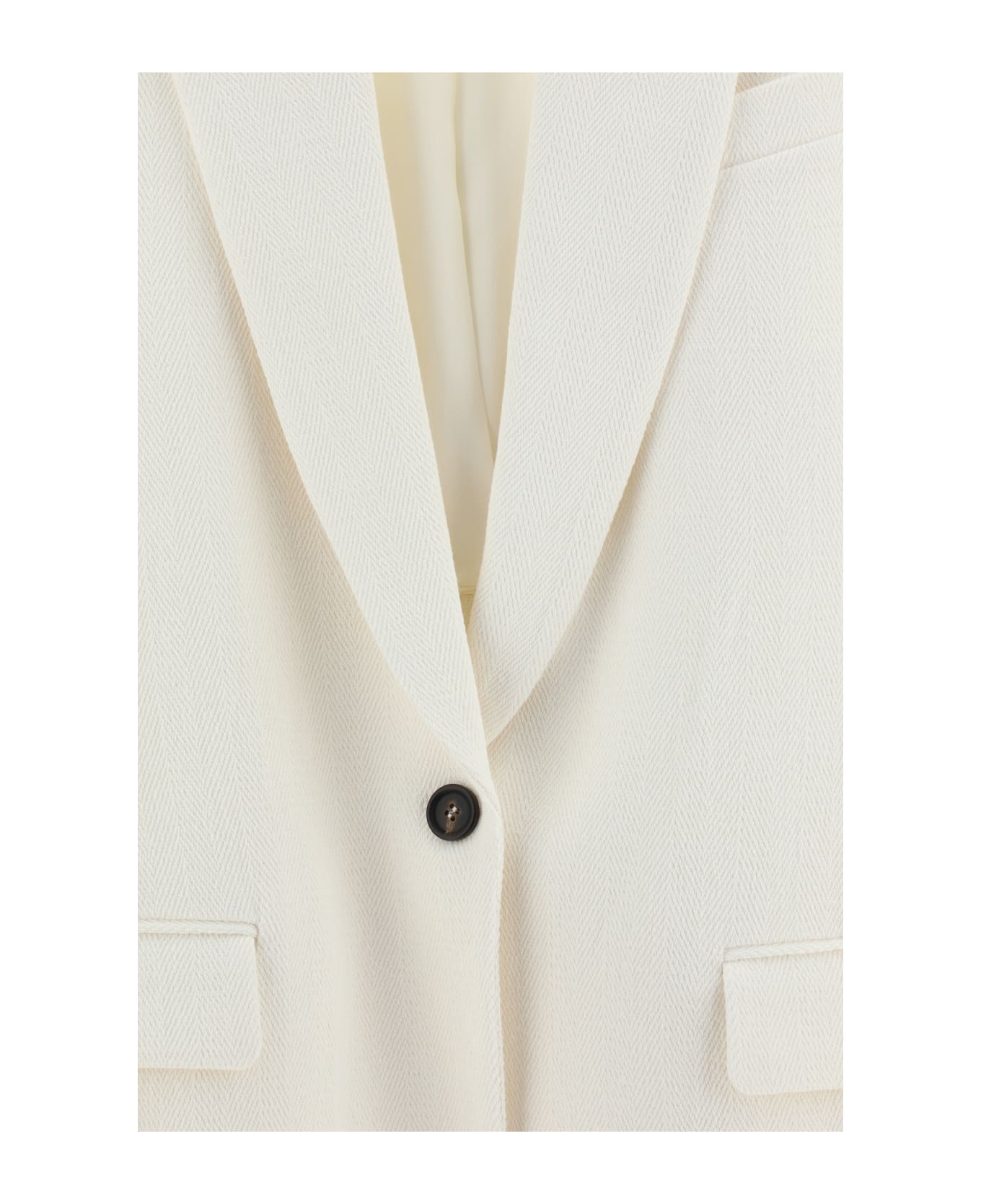 Brunello Cucinelli Blazer Jacket - WHITE