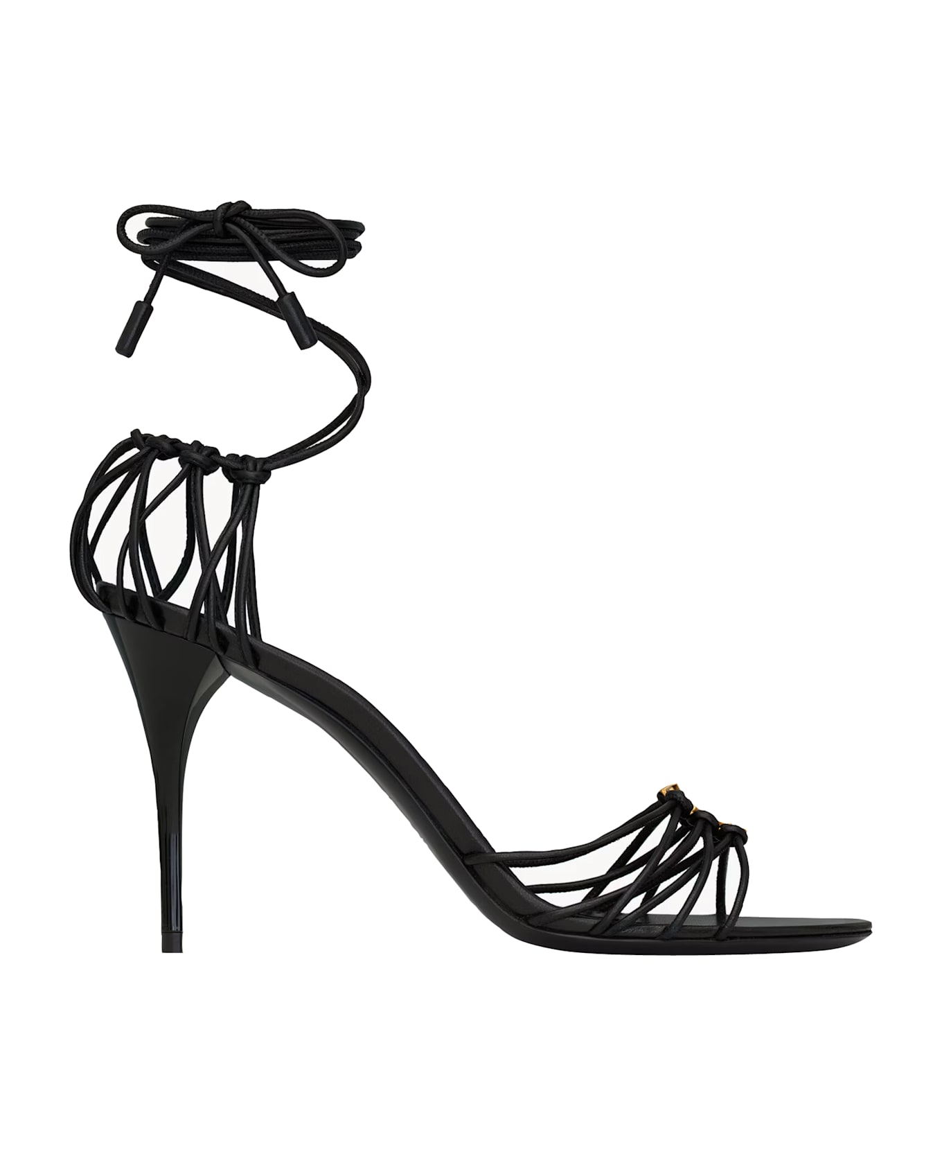Saint Laurent Babylone Pump Sandals - Black