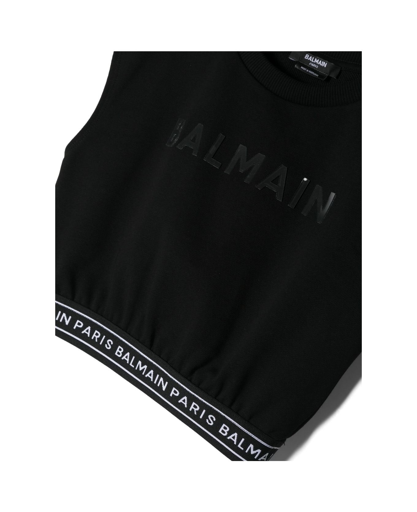 Balmain Printed Top - Black