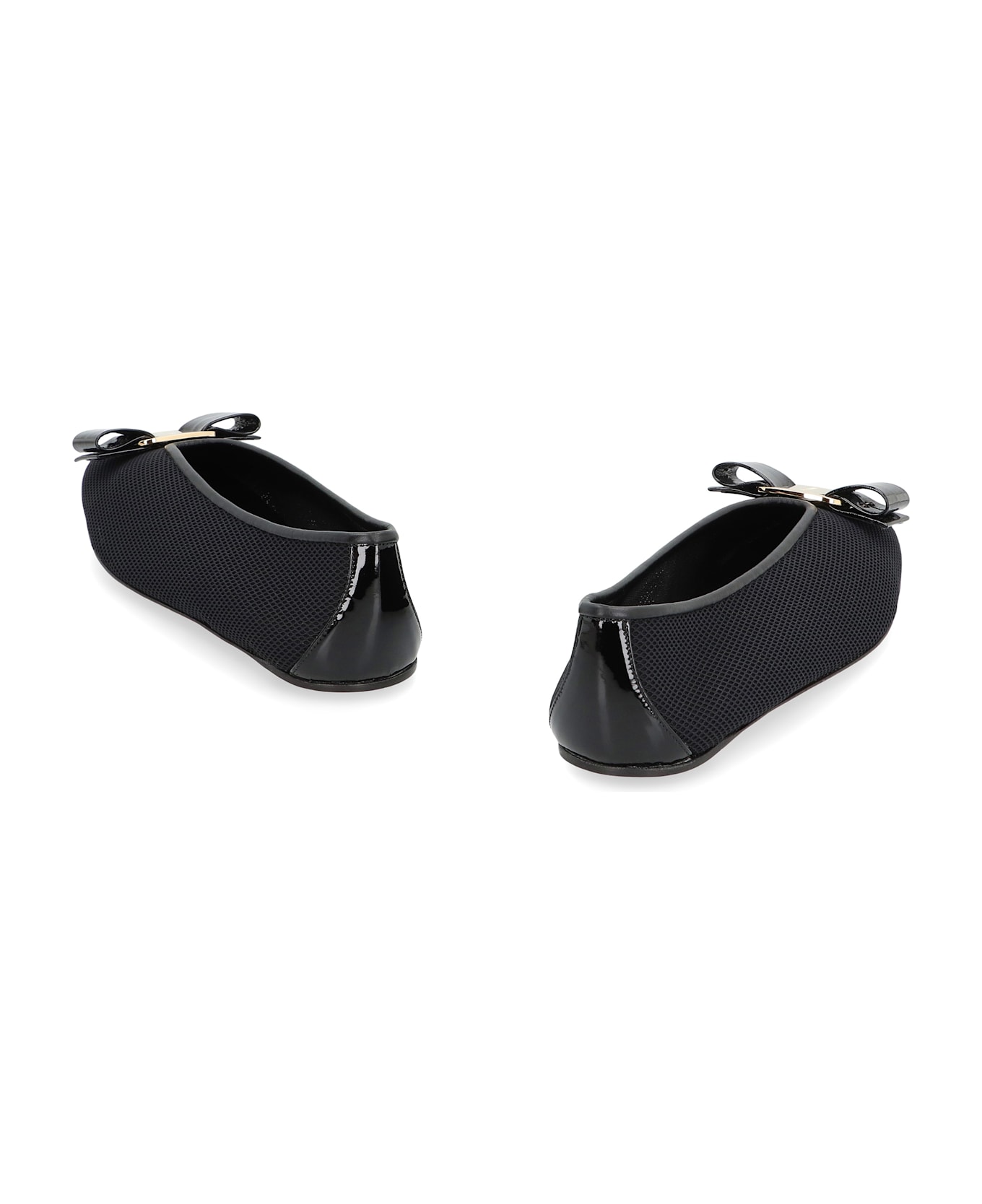 Ferragamo Vara Ballet Flats - black