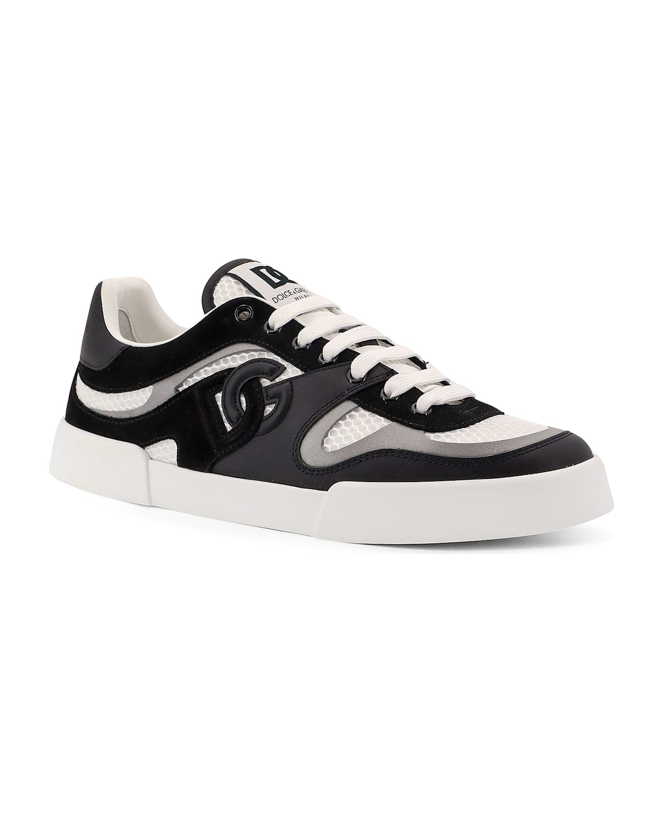 Dolce & Gabbana Portofino Light Sneakers - BLACK/WHITE