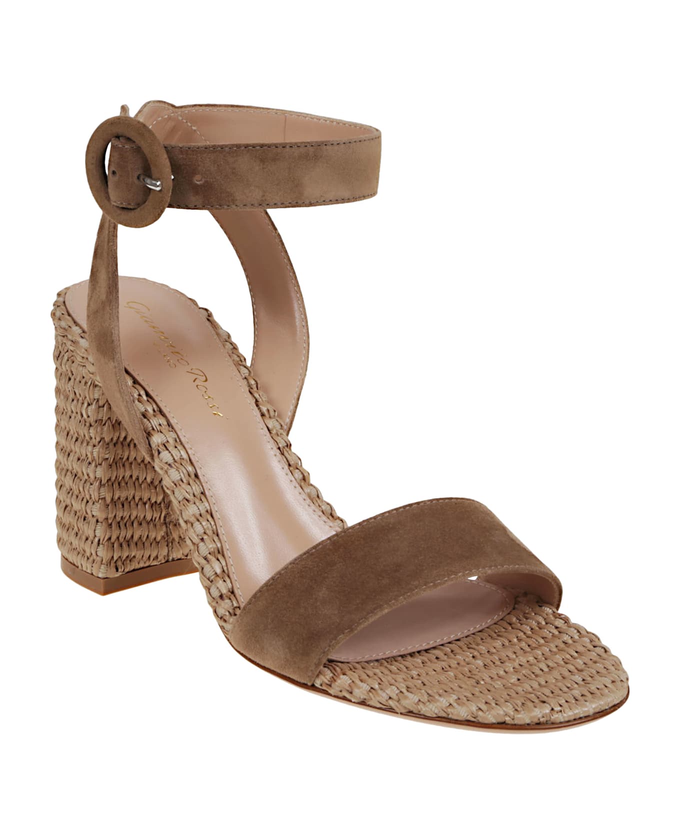 Gianvito Rossi G32469 Camoscio+marbella - Cmna Camel Natural