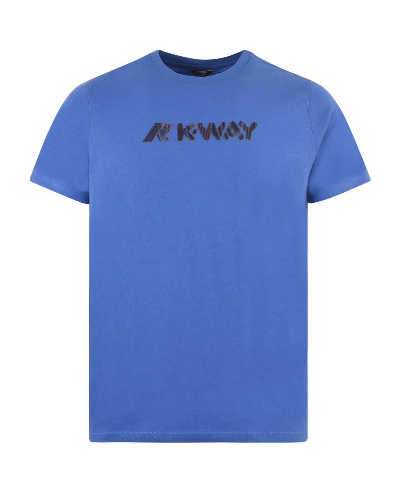 K-Way Cotton T-shirt - Azzurro シャツ