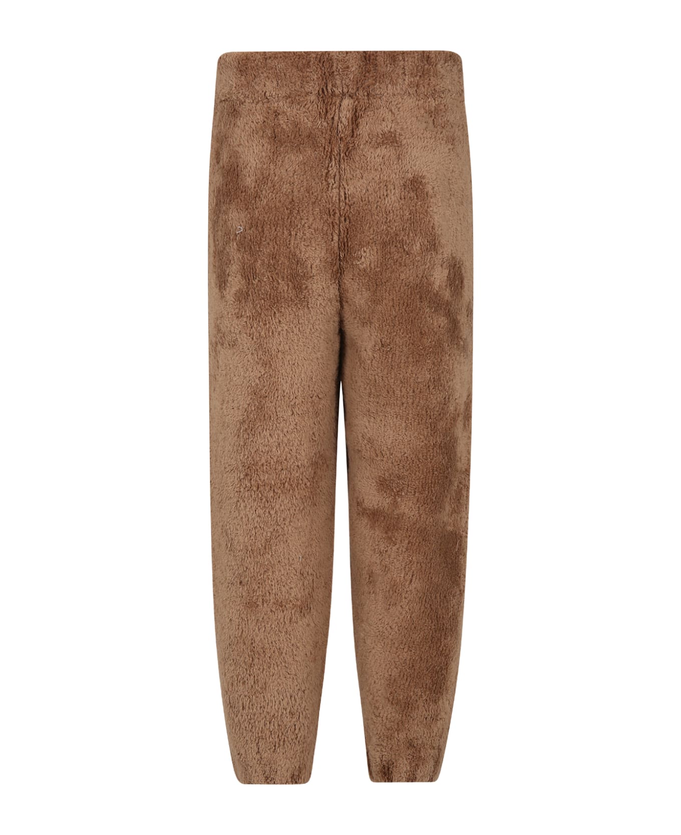 The New Society Brown Casual Trousers For Kids - Brown