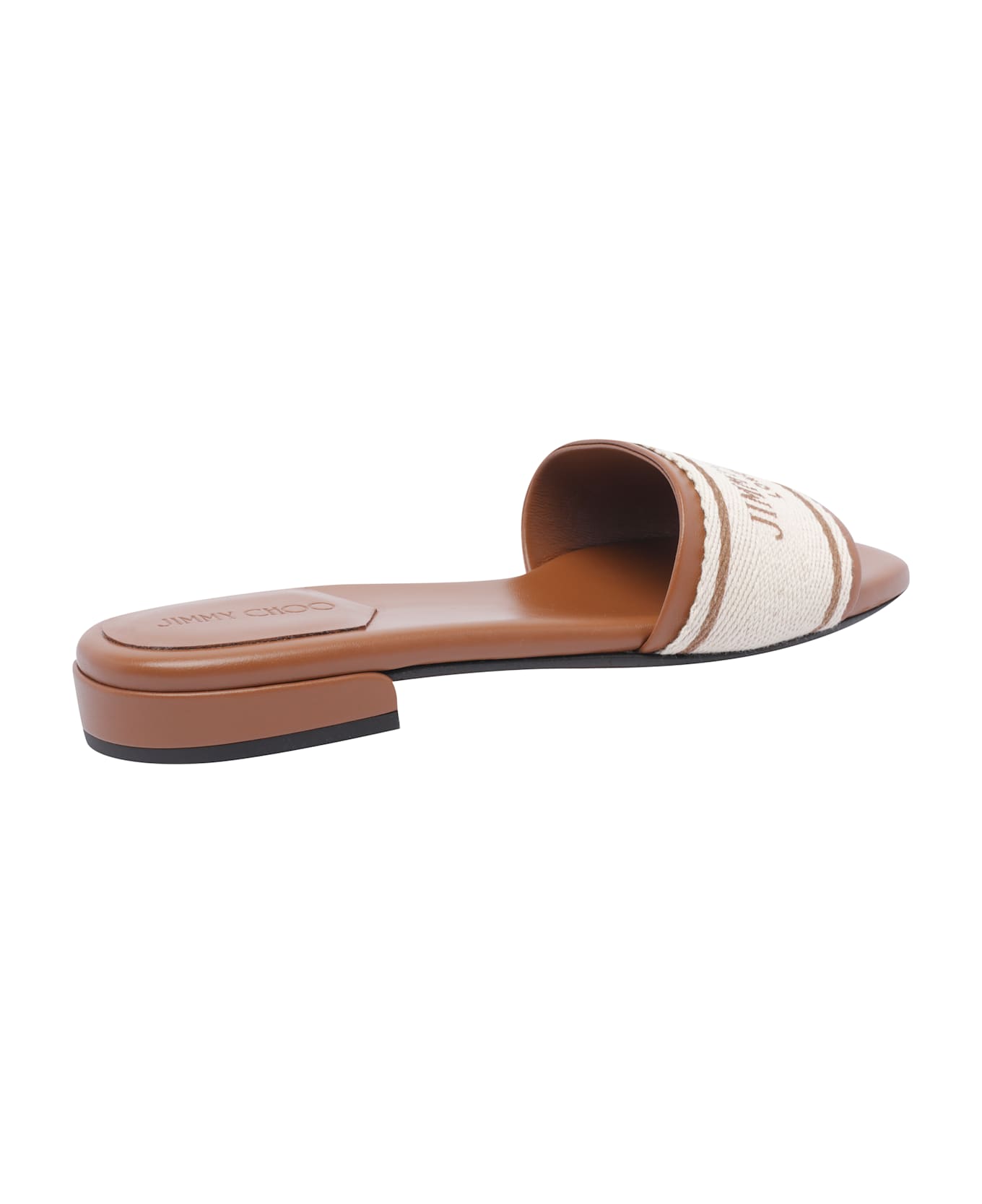 Jimmy Choo Joa Flat Sandals - Brown
