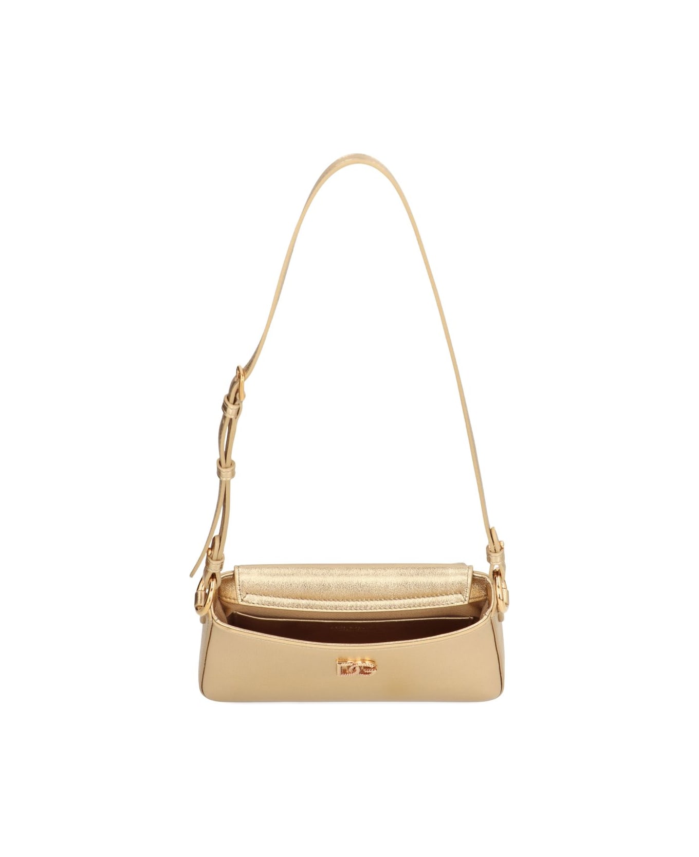 Dolce & Gabbana Leather Phone Bag - Golden