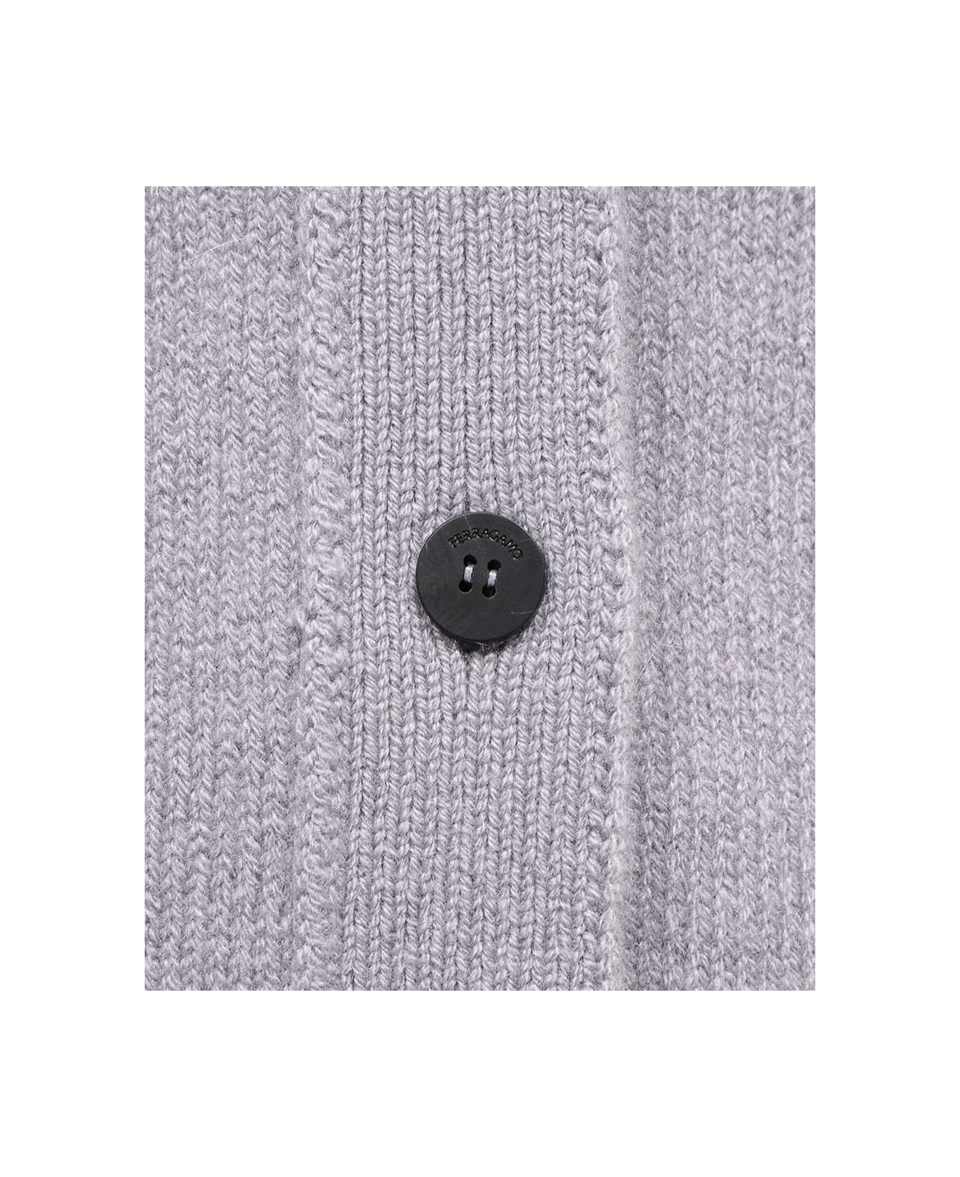 Ferragamo Cashmere Cardigan - grey