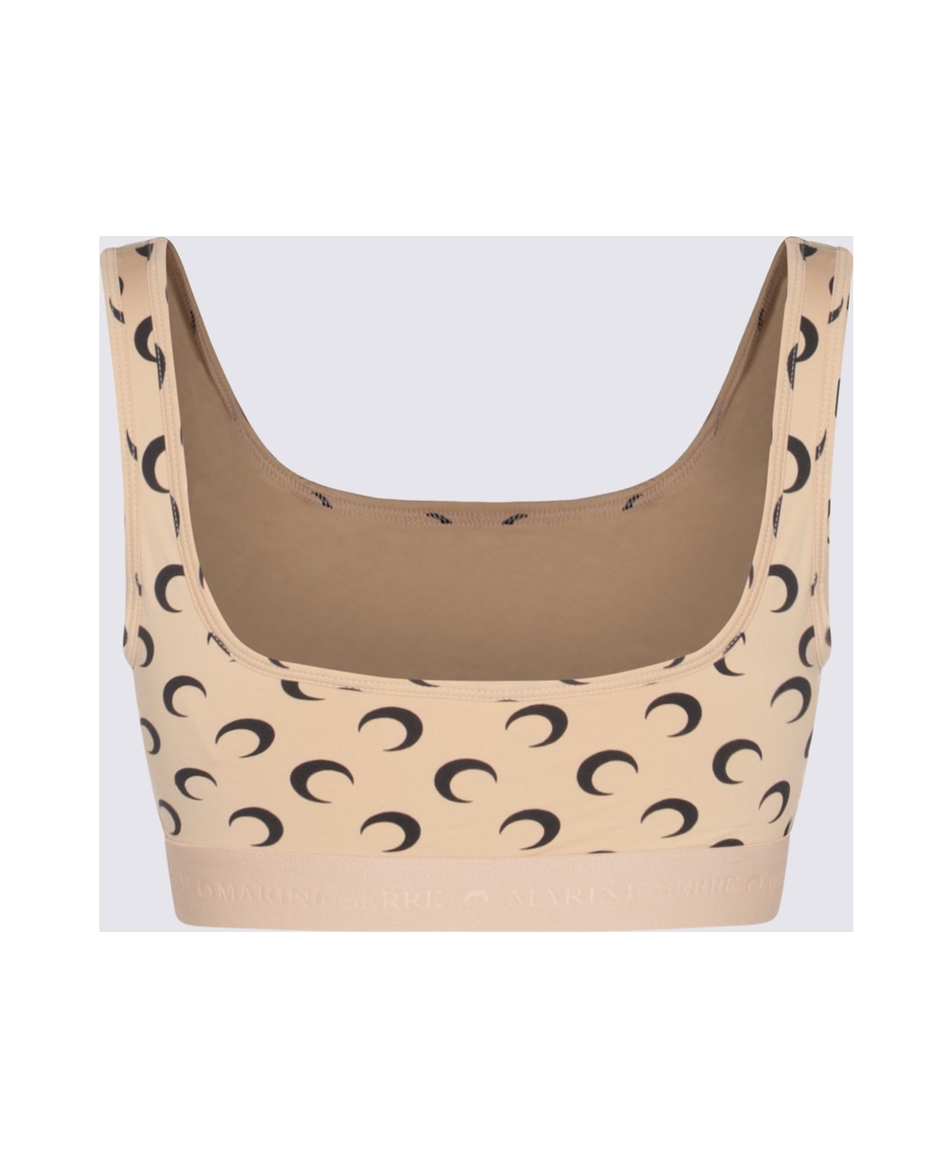 Marine Serre Beige Top - Brown