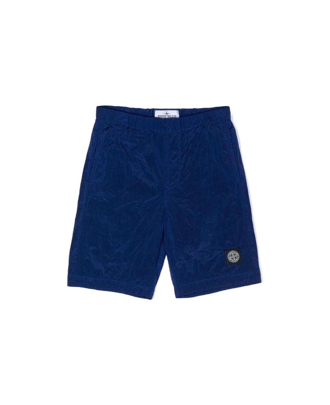 Stone Island Junior Short - Bright Blue ボトムス