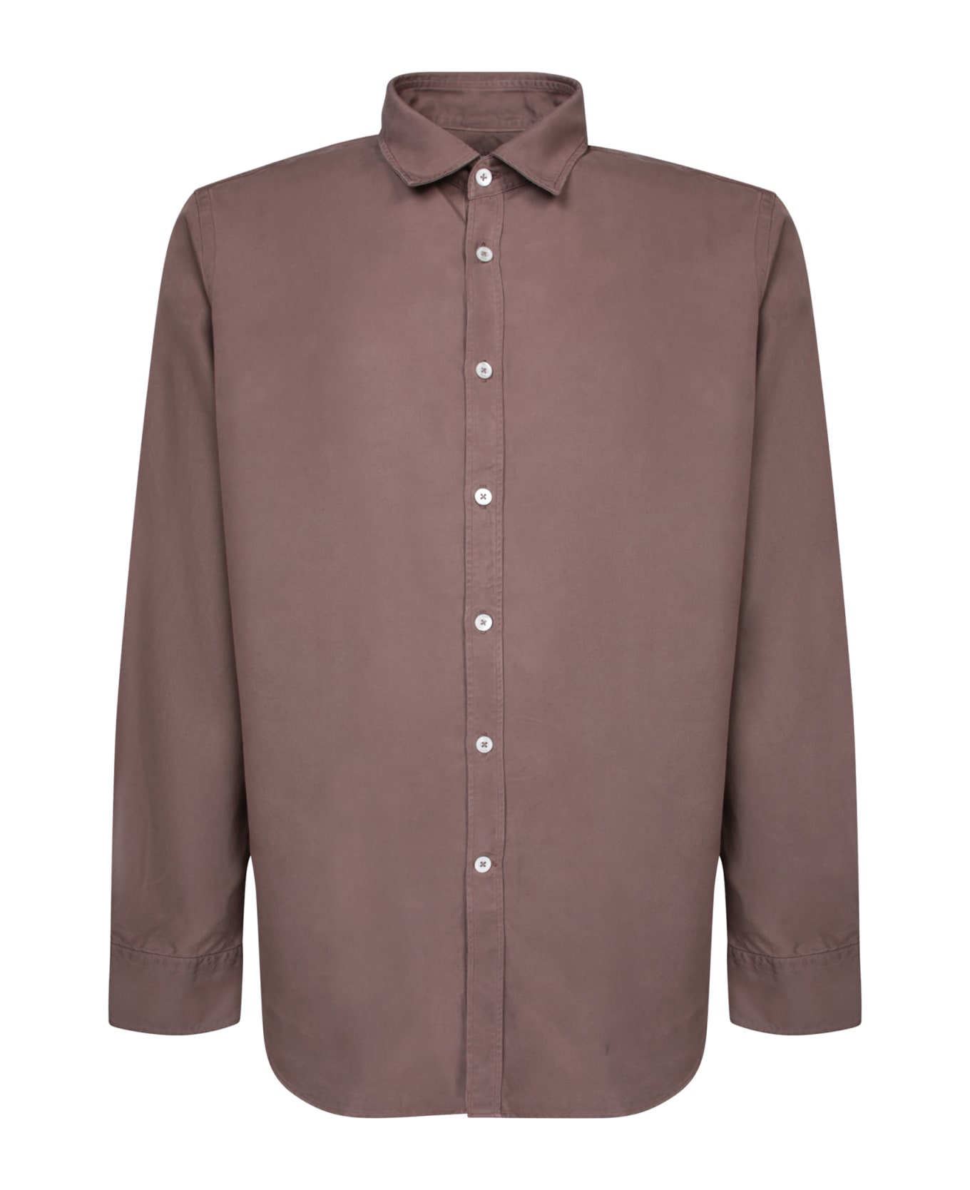 Canali Beige Lyocell Shirt - Beige