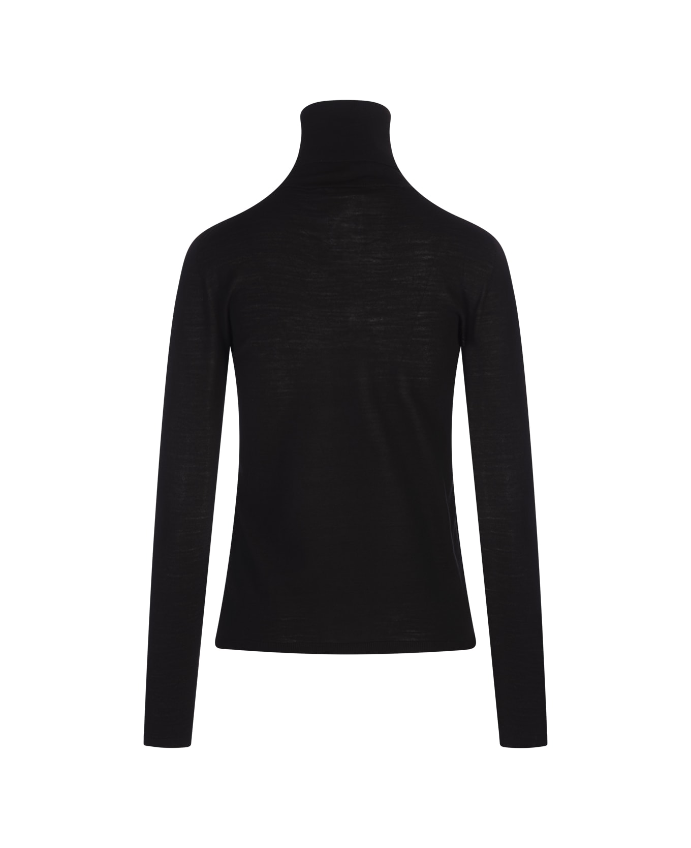 Max Mara Black Saluto Turtleneck Sweater - Black