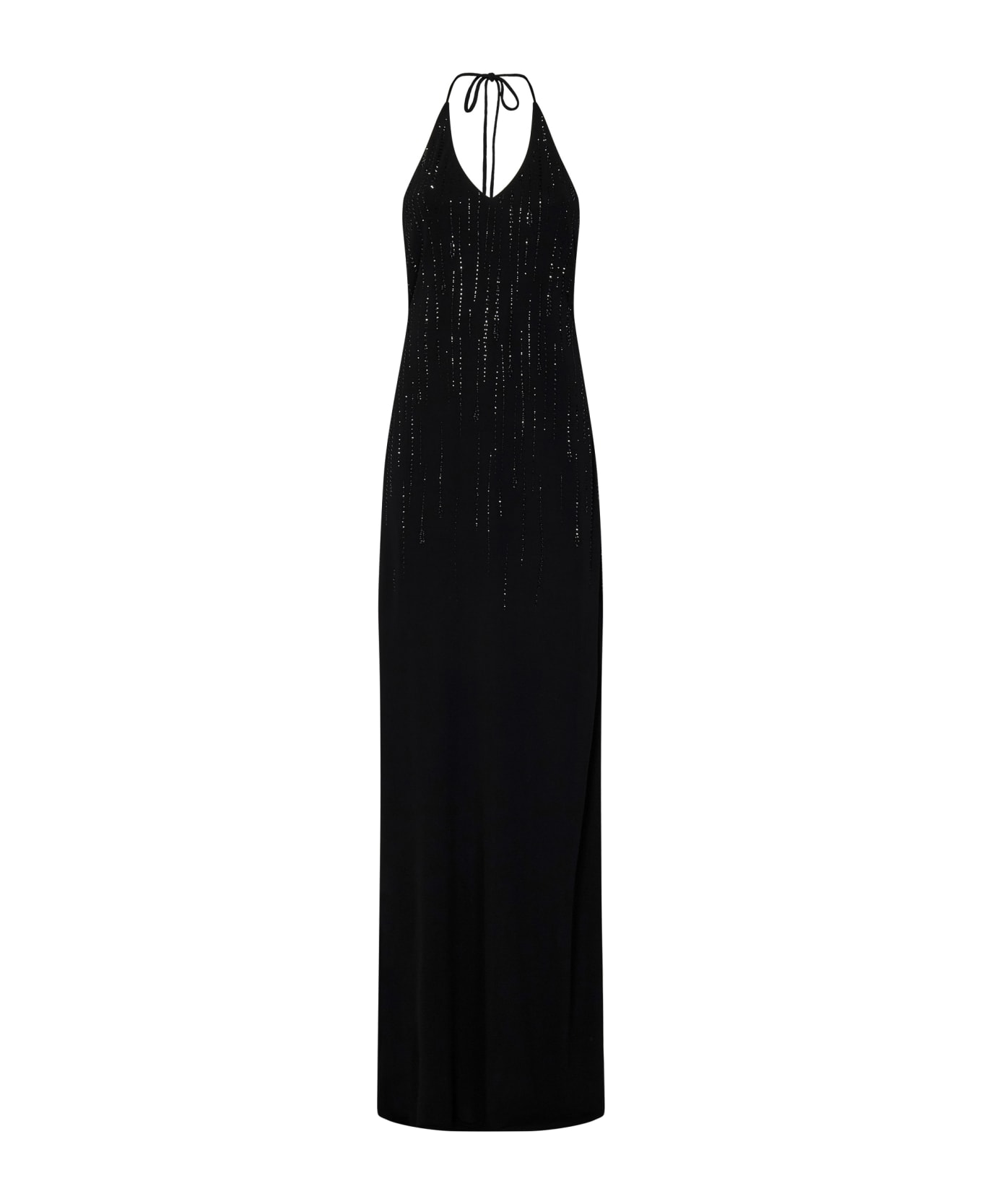 Dsquared2 Crystal Drops Long Dress - Black ワンピース＆ドレス