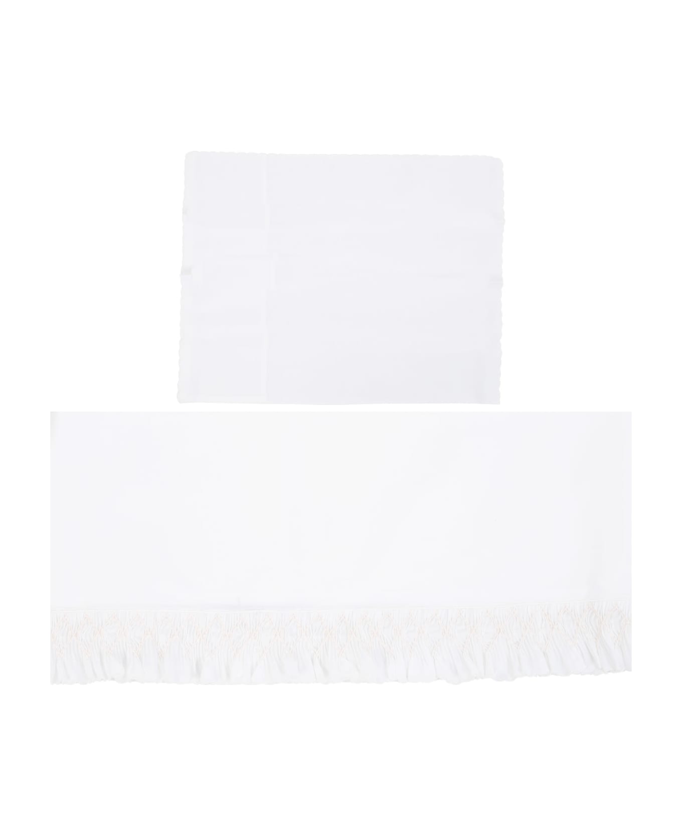 Piccola Giuggiola Cotton Sheet - White アクセサリー＆ギフト