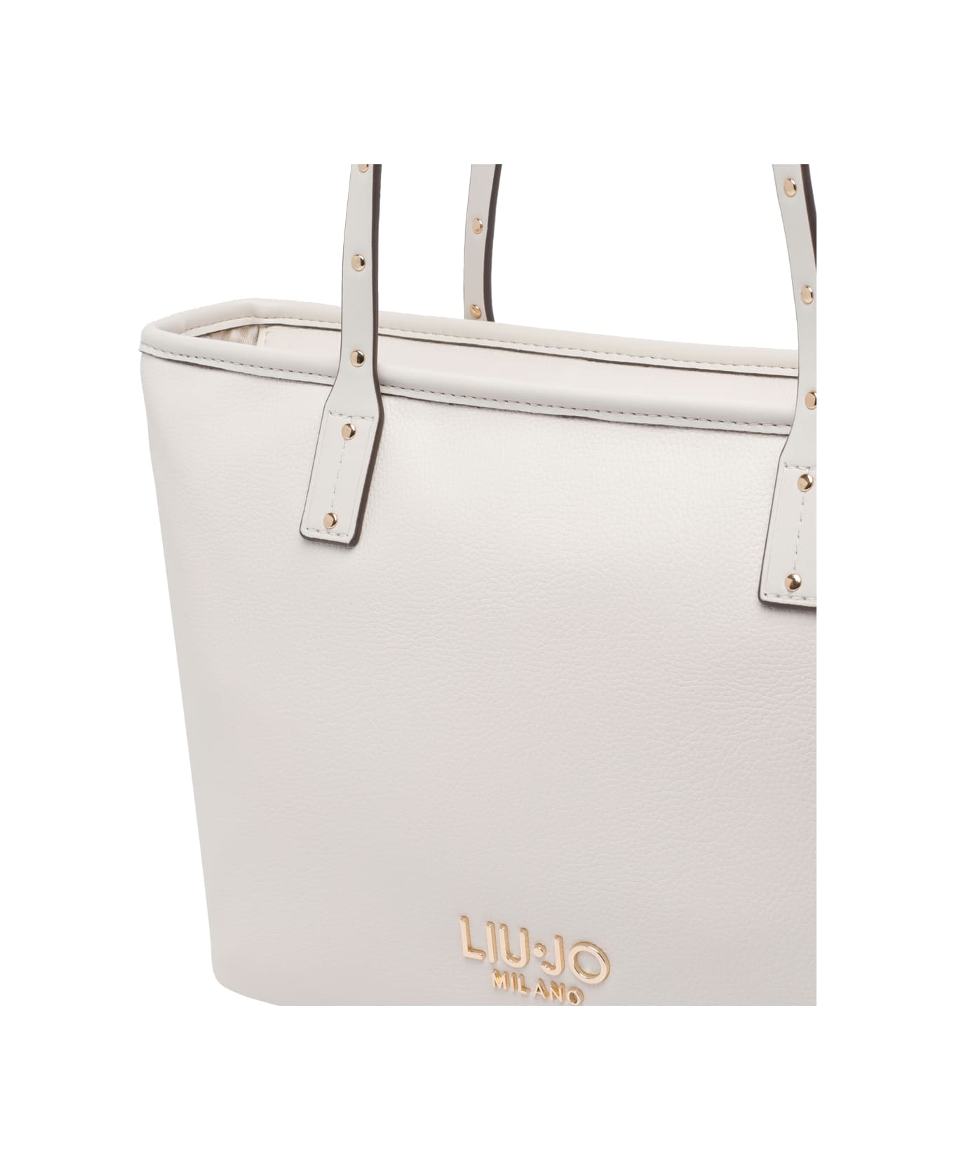 Liu-Jo Logo Tote Bag - White