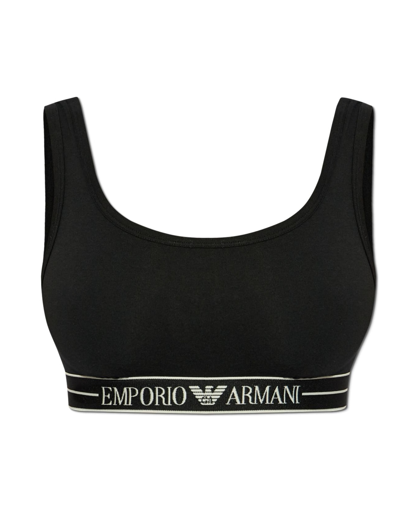 Emporio Armani Training Bra - Black