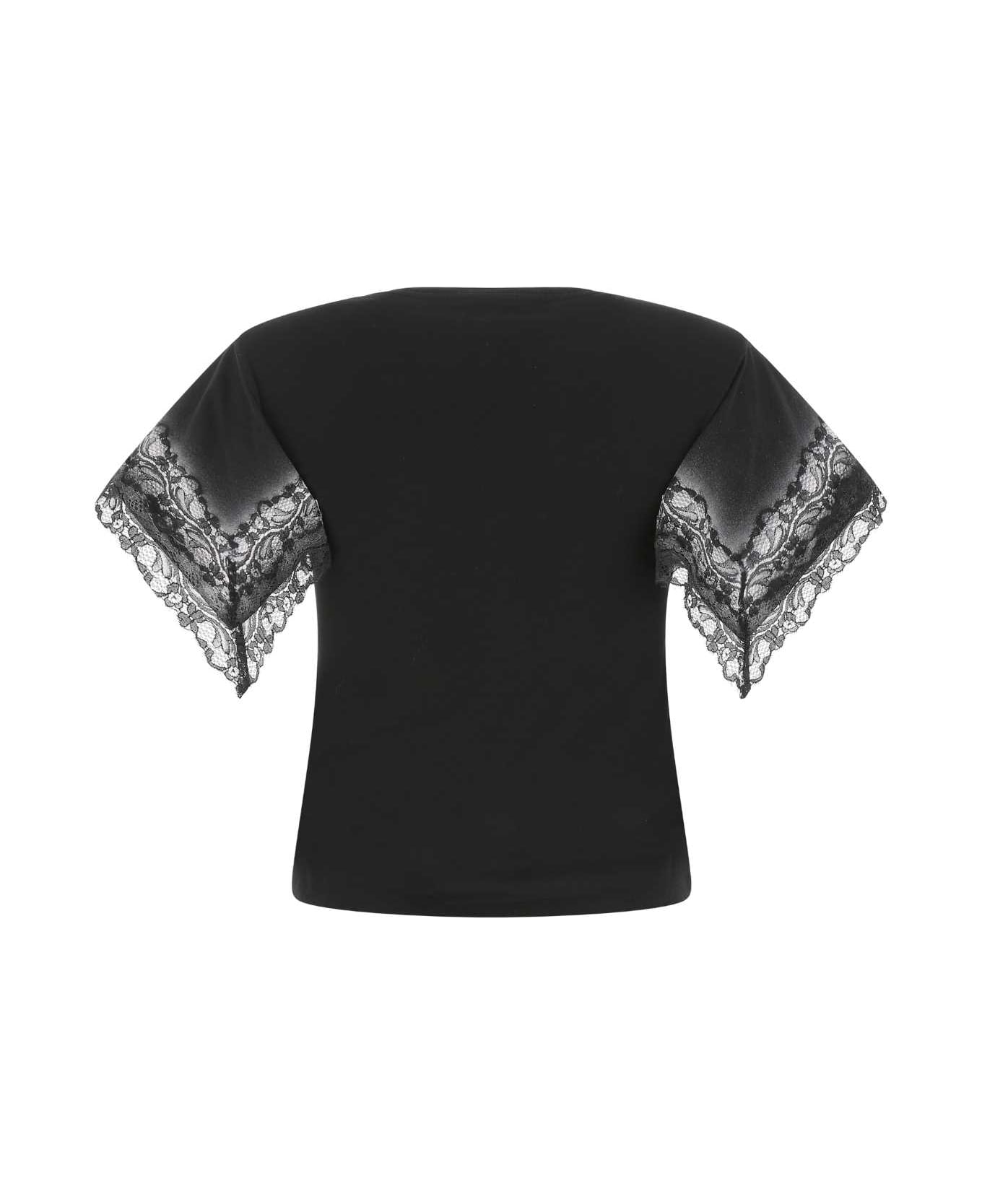 Koché Black Cotton T-shirt - 900 Tシャツ