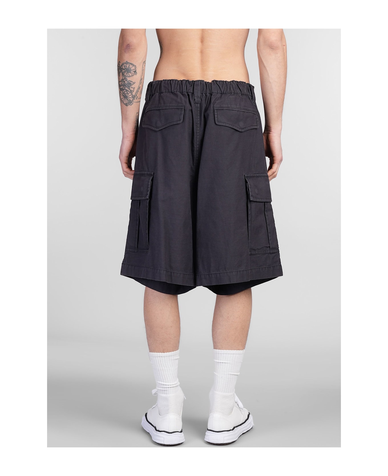 Mihara Yasuhiro Shorts In Black Cotton - black