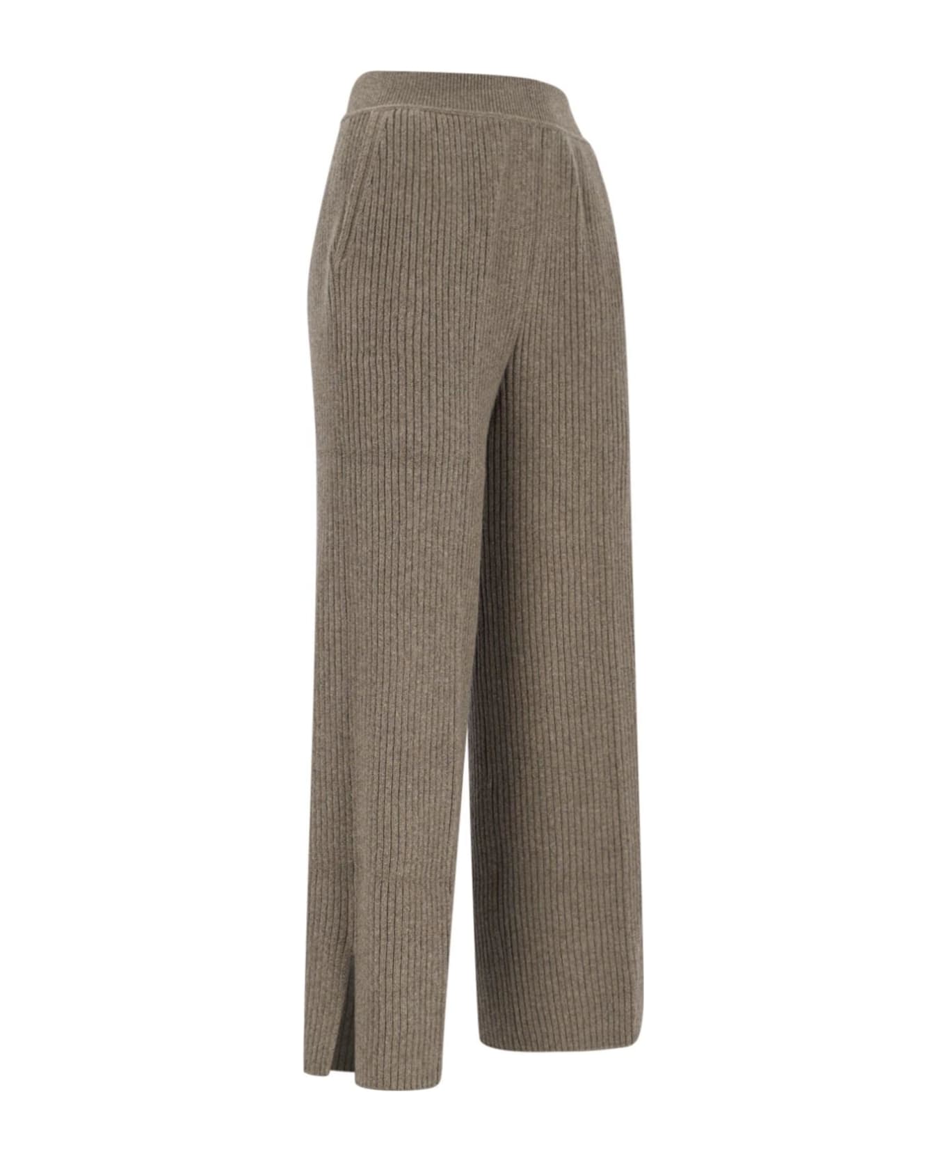 Loro Piana Fobello Trousers - TUNDRA MELANGE