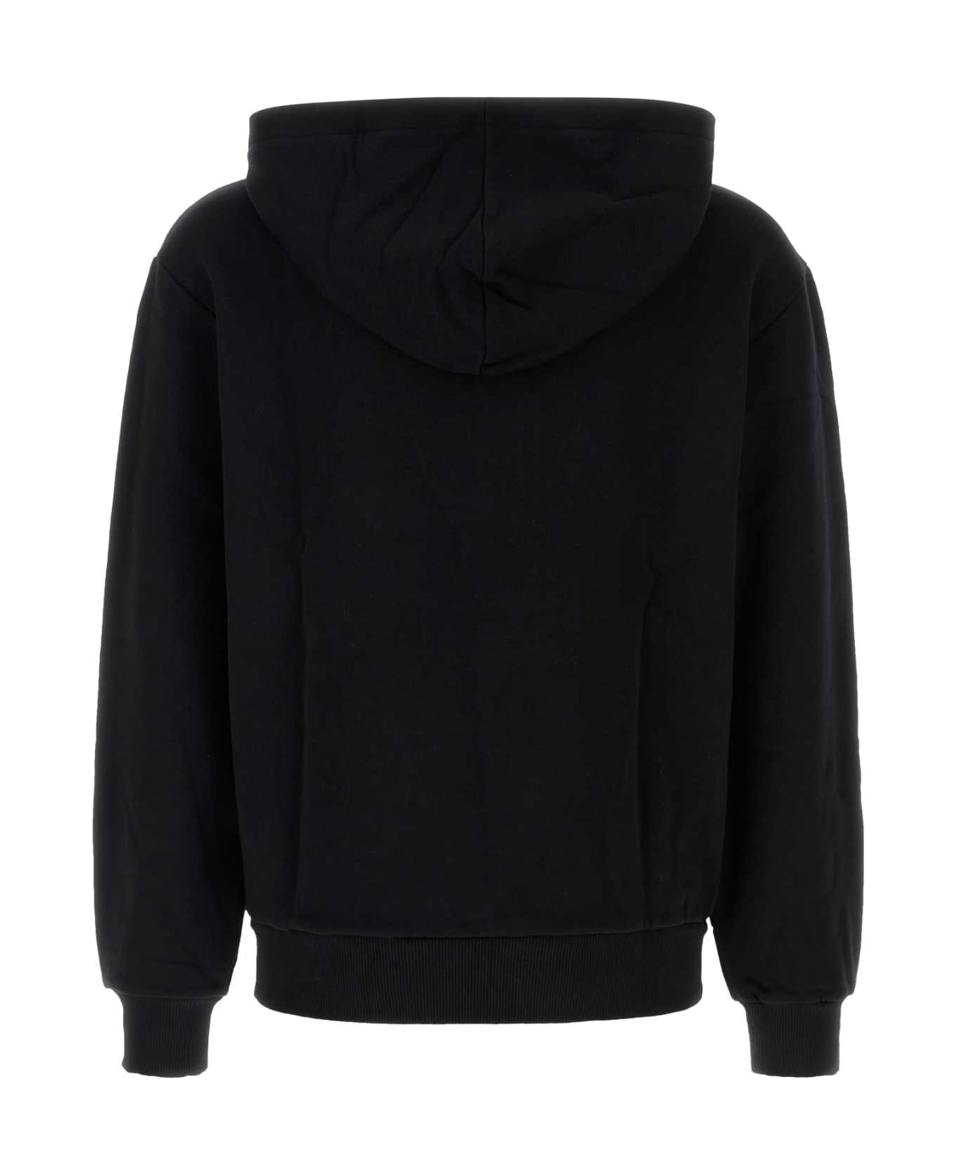 A.P.C. Black Cotton Sweatshirt - NOIRBLANC