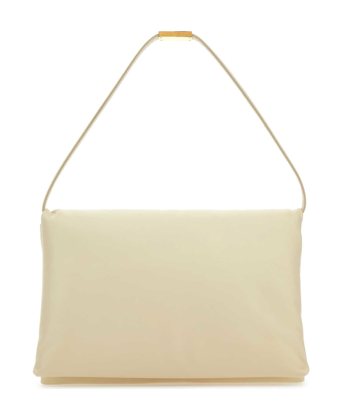 Marni Ivory Leather Shoulder Bag - white