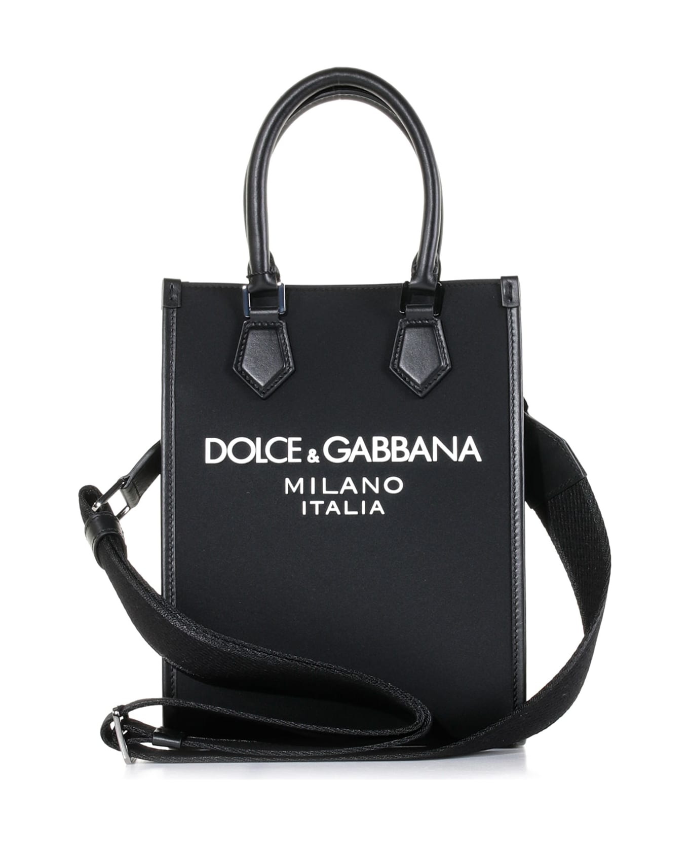 Dolce & Gabbana Small Nylon Bag - NERO