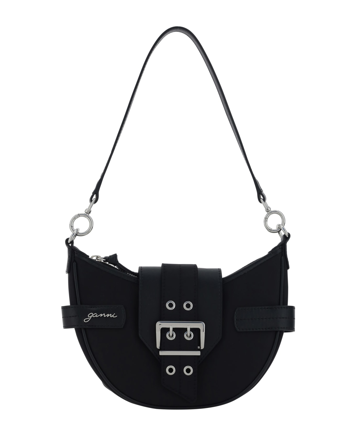 Ganni Small Bucky Shoulder Bag - Black