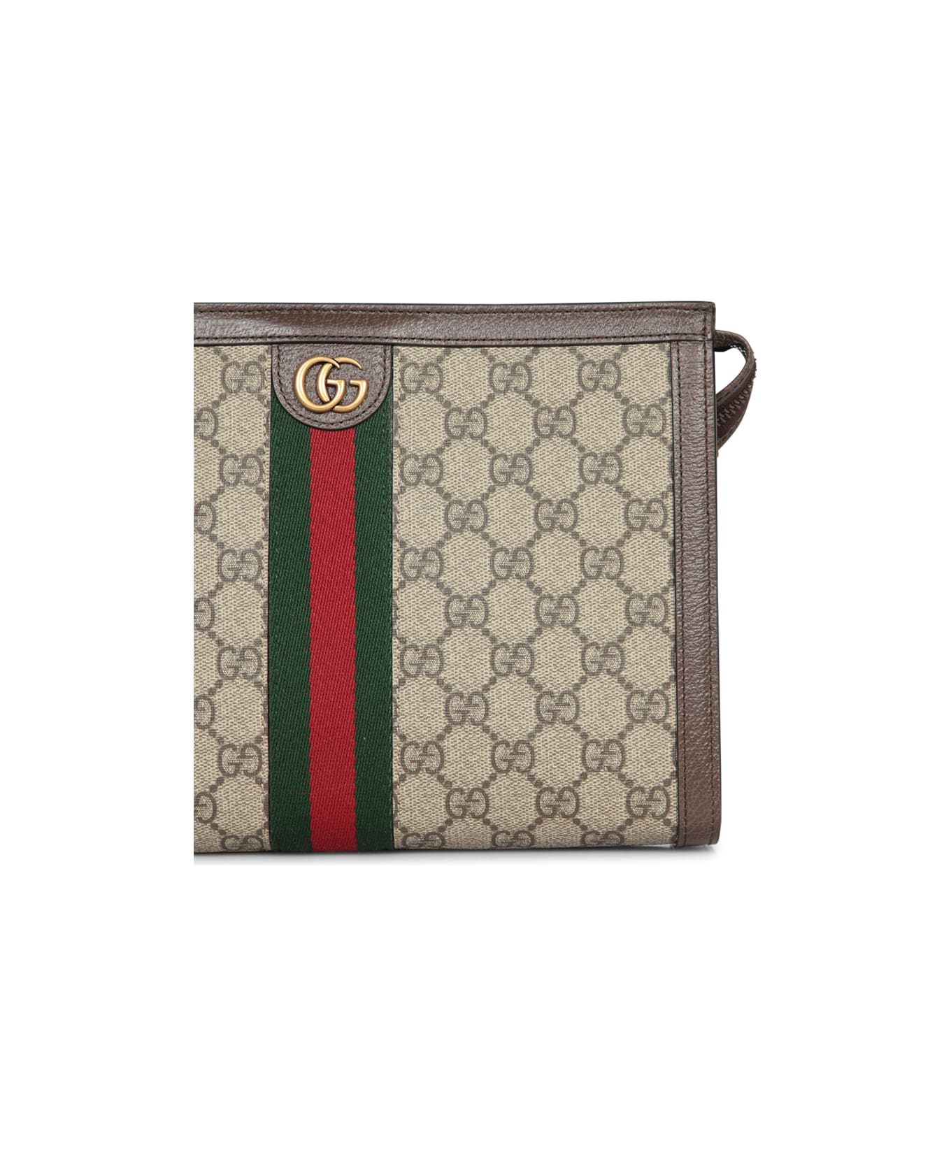 Gucci Ophidia Monogram Beige Pouch - Beige