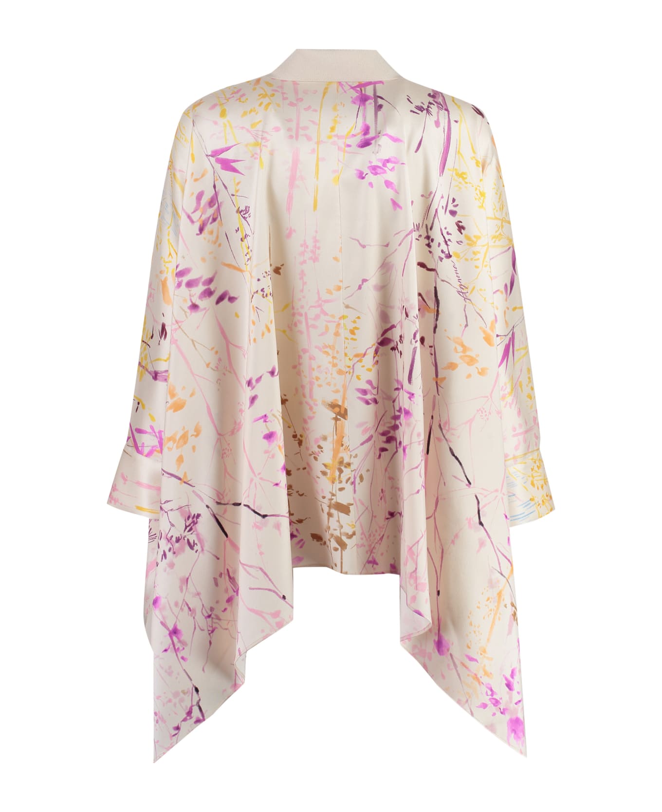 Agnona Printed Silk Shirt - skin