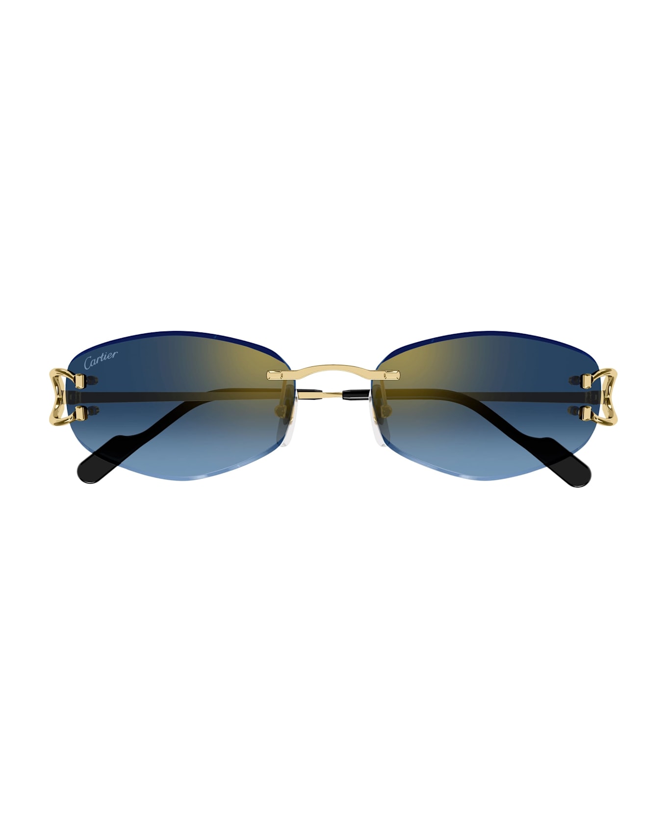 Cartier Eyewear Décor C Classique De Cartier Ct0467s-002 - Gold Sunglasses - Gold