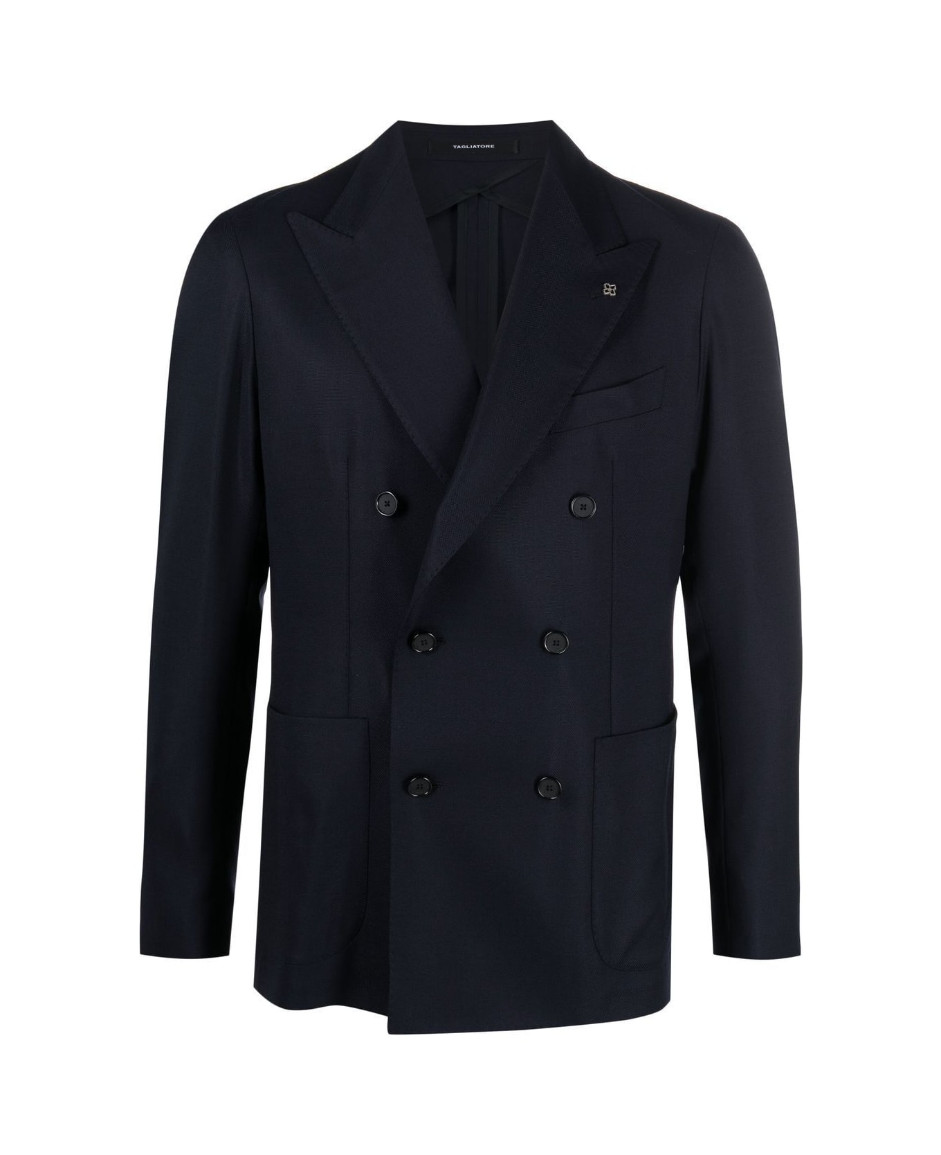 Tagliatore Double Breasted Jacket - Navy Blue