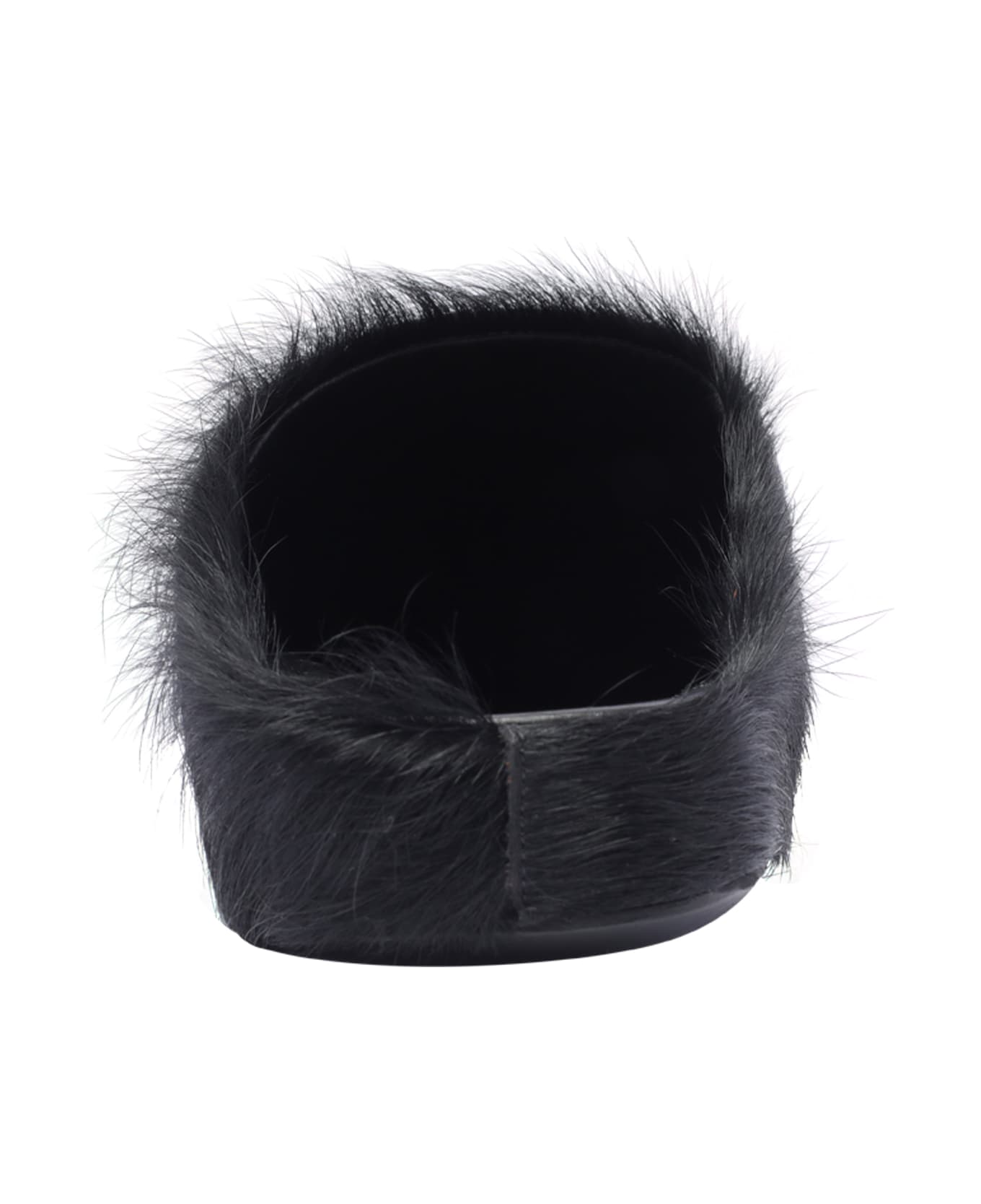 Marni Long Hair Fussbett Sabot - Black