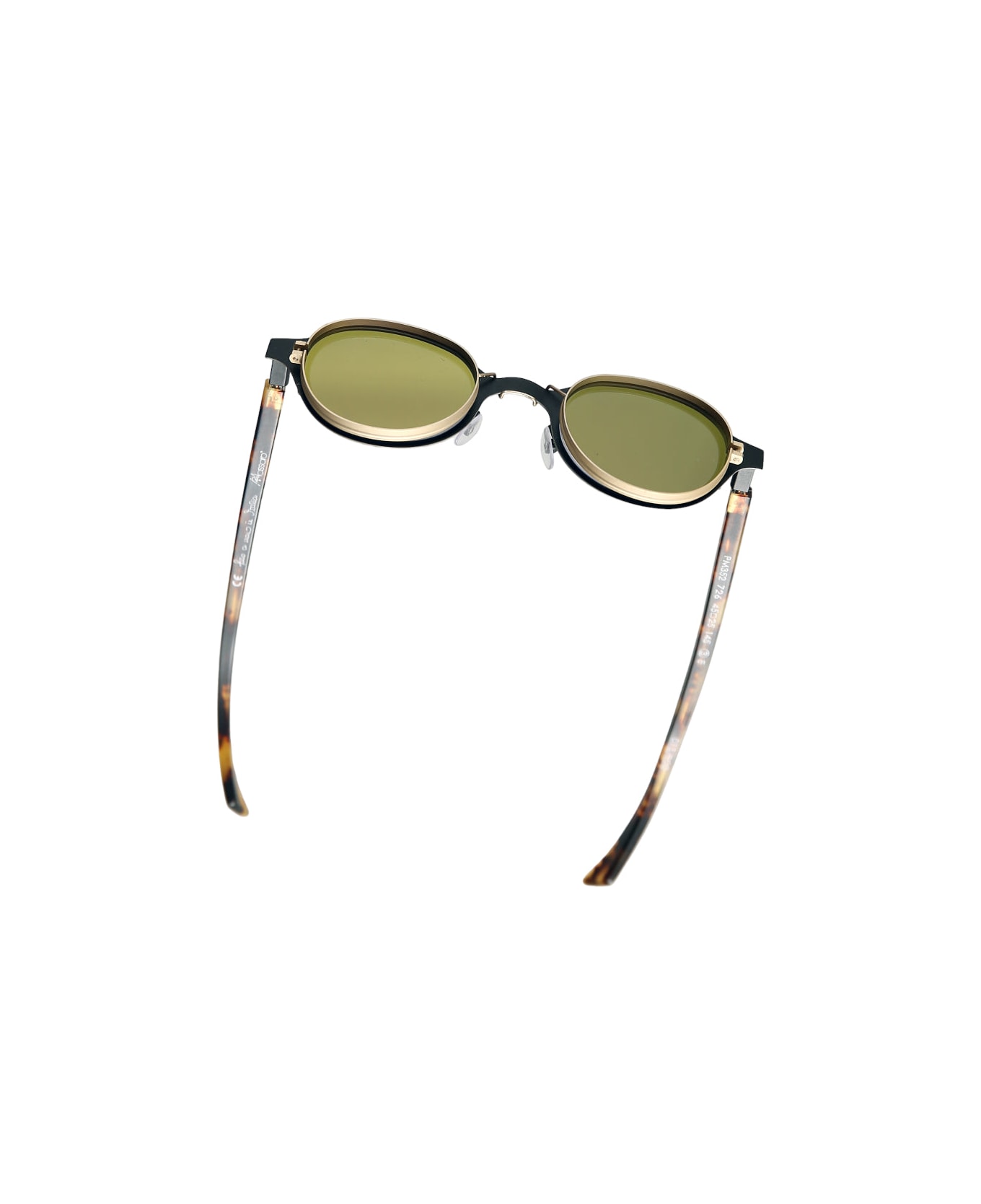 Piero Massaro Pm352 - Matte Black 6 Havana Sunglasses