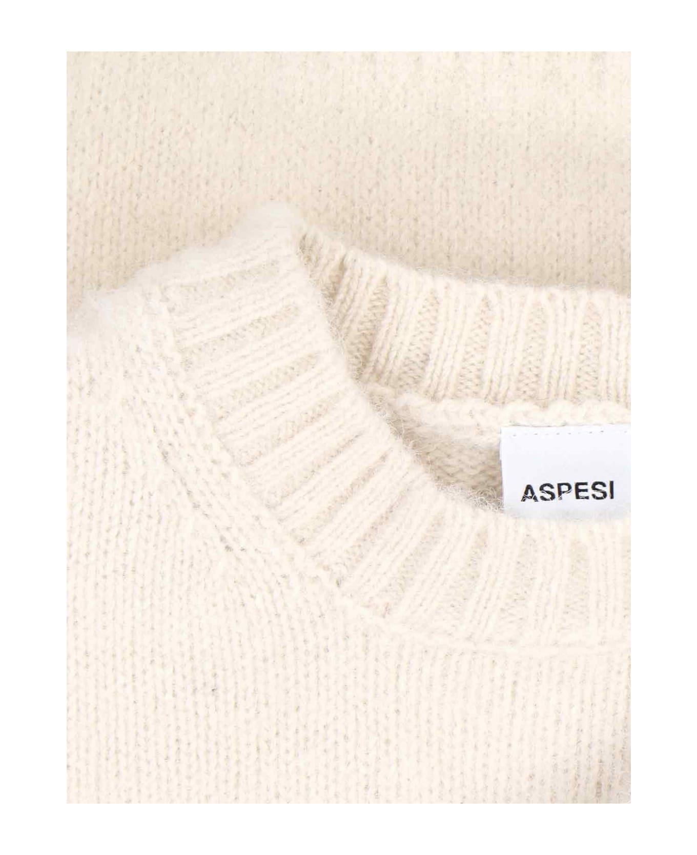 Aspesi 'm183' Sweater - Cream ニットウェア