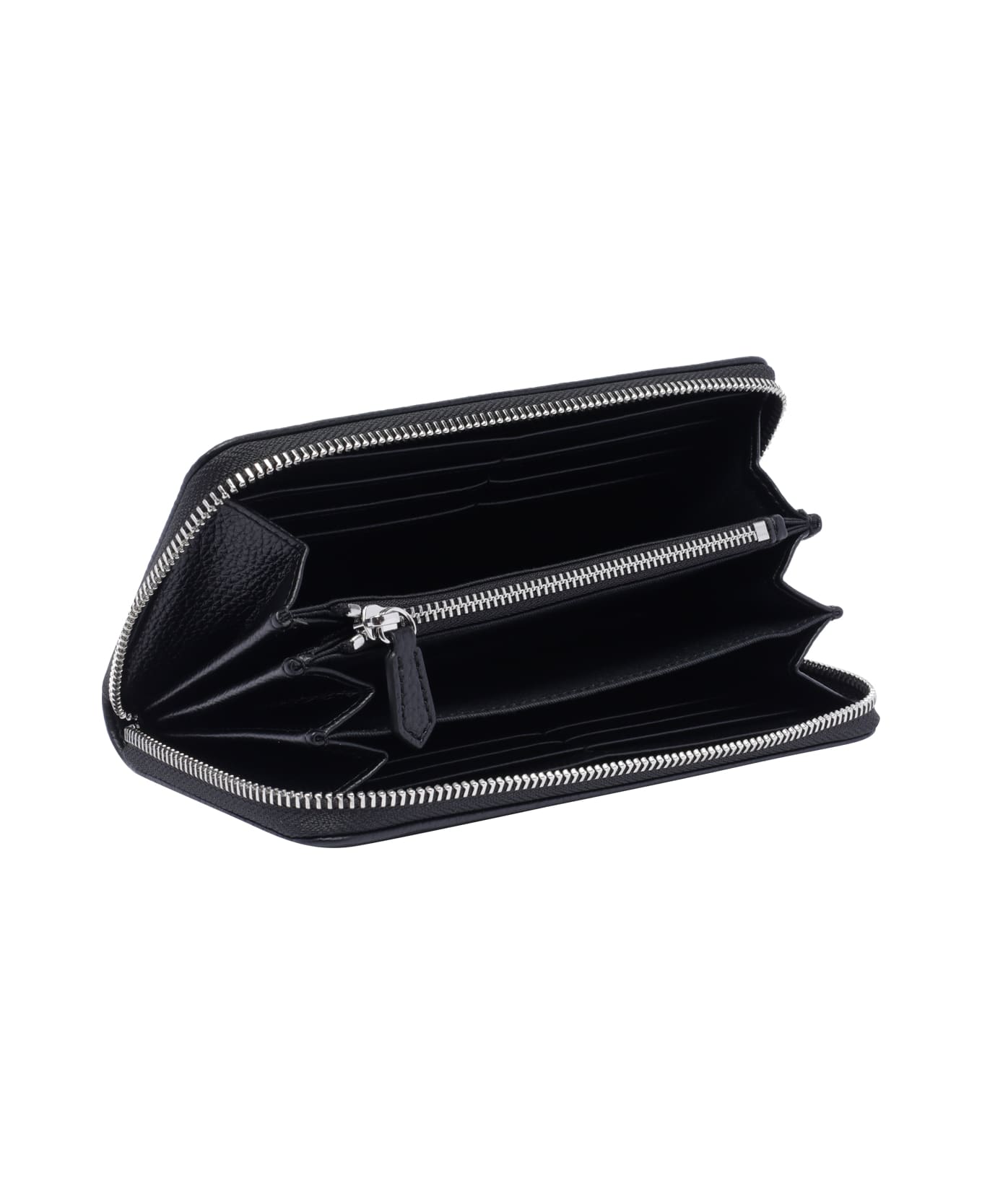 Vivienne Westwood Orb Classic Zip Around Wallet - Black