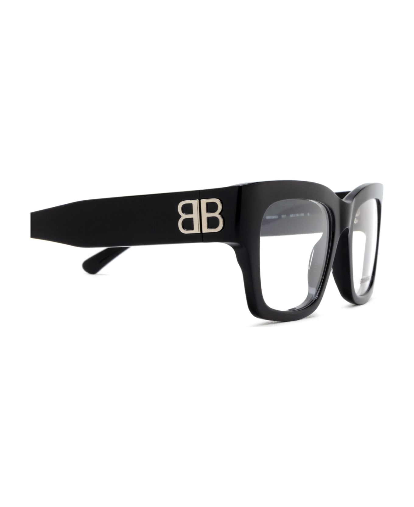 Balenciaga Eyewear Bb0325o Glasses - 001 BLACK BLACK TRANSPARENT アイウェア