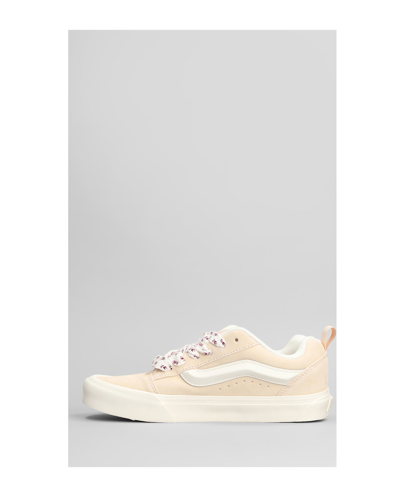 Vans Knu Skool Sneakers In Rose-pink Suede - rose-pink