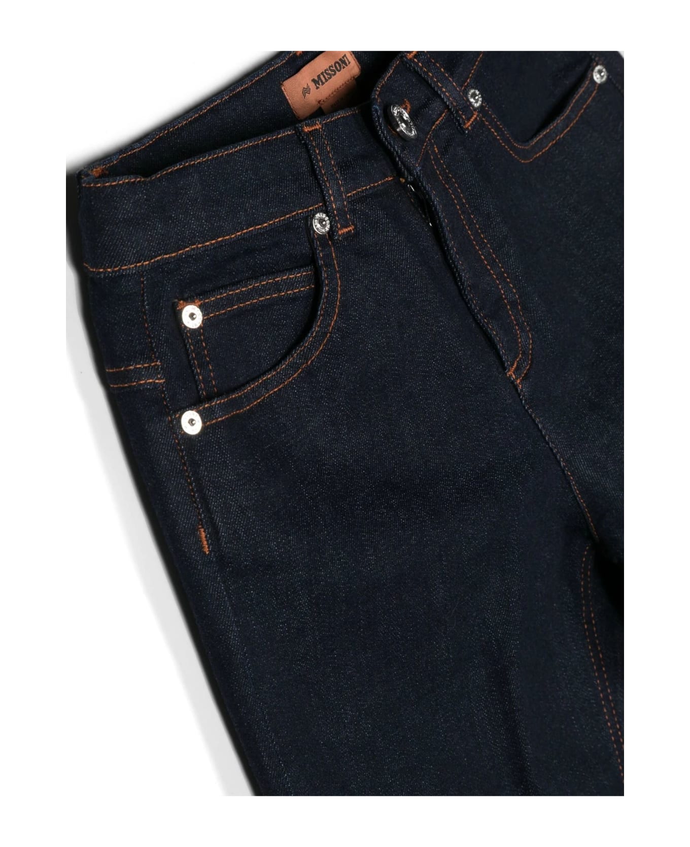 Missoni Kids Blue Cotton Jeans - Denim