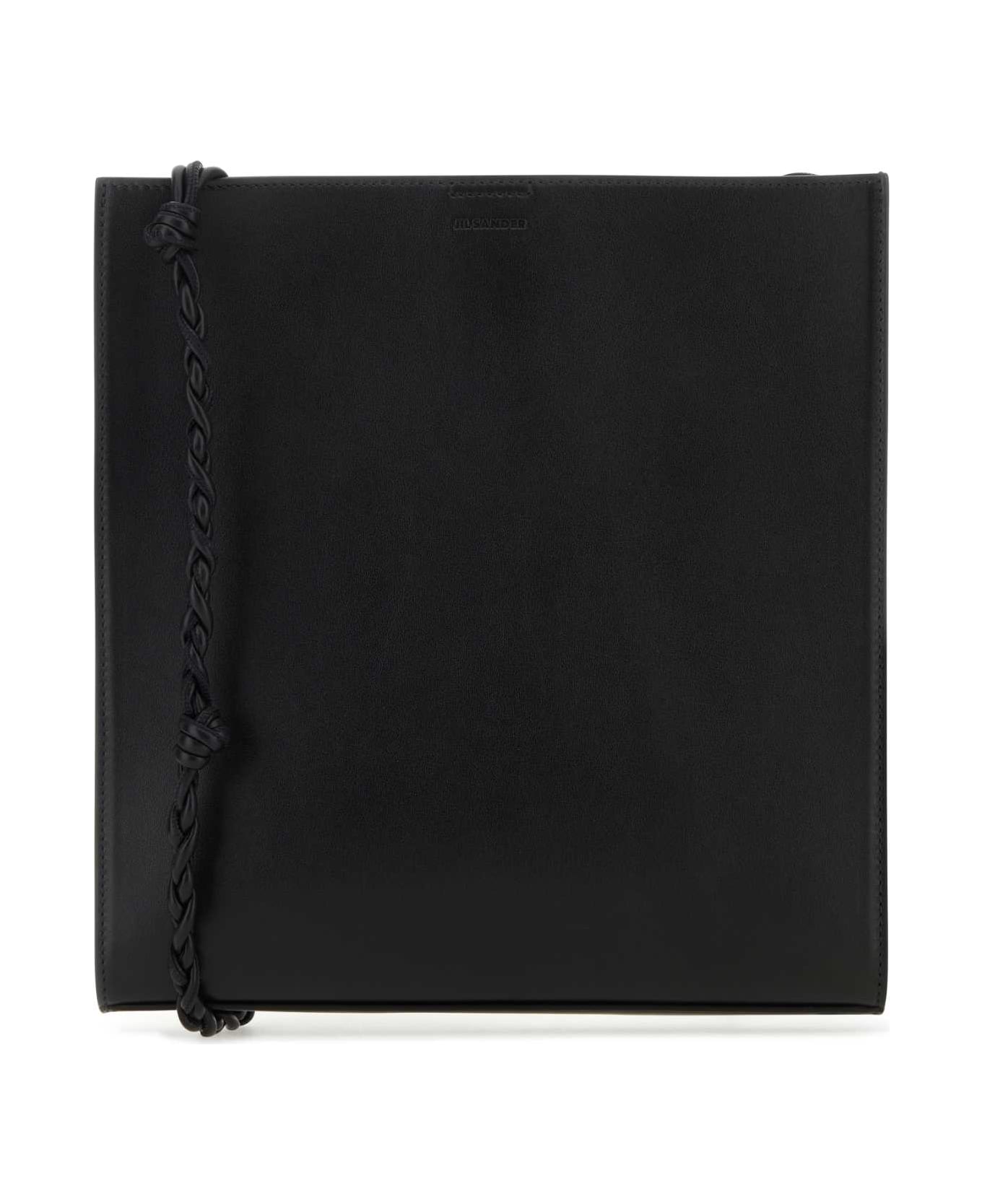 Jil Sander Black Leather Tangle Shoulder Bag - 001
