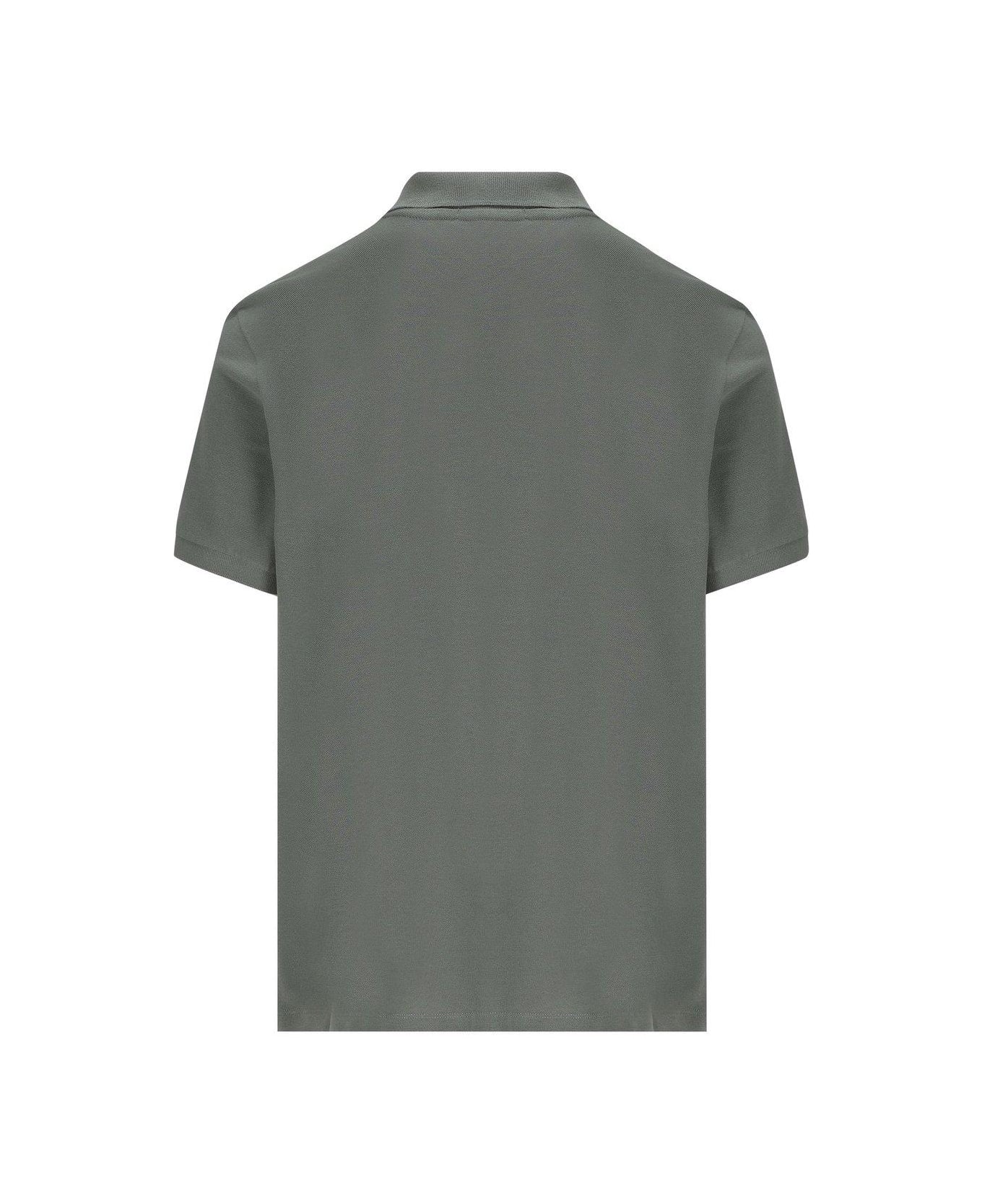Stone Island Compass Patch Short-sleeved Polo Shirt - Green シャツ