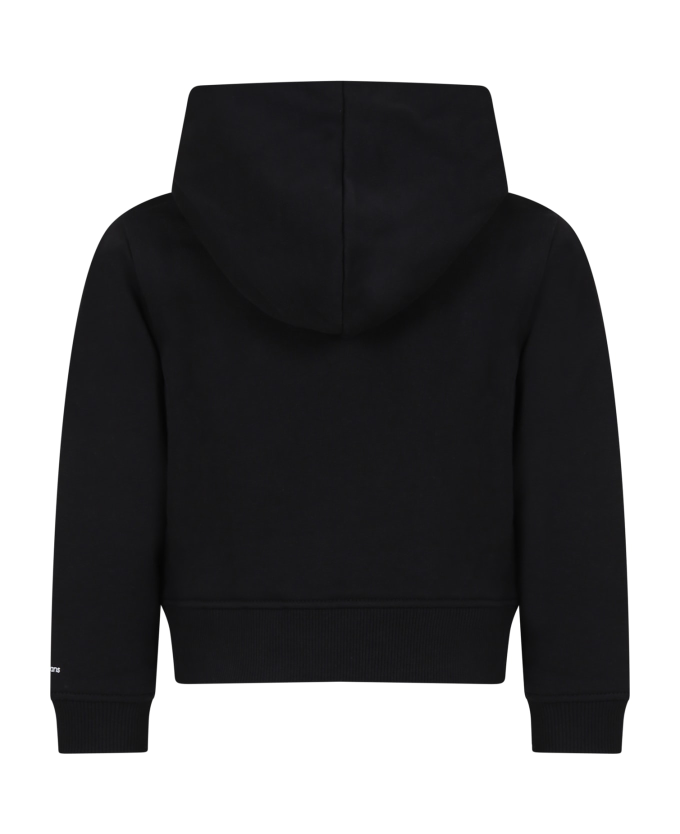 Calvin Klein Sweat-shirt Noir Pour Fille Avec Logo - Black ニットウェア＆スウェットシャツ