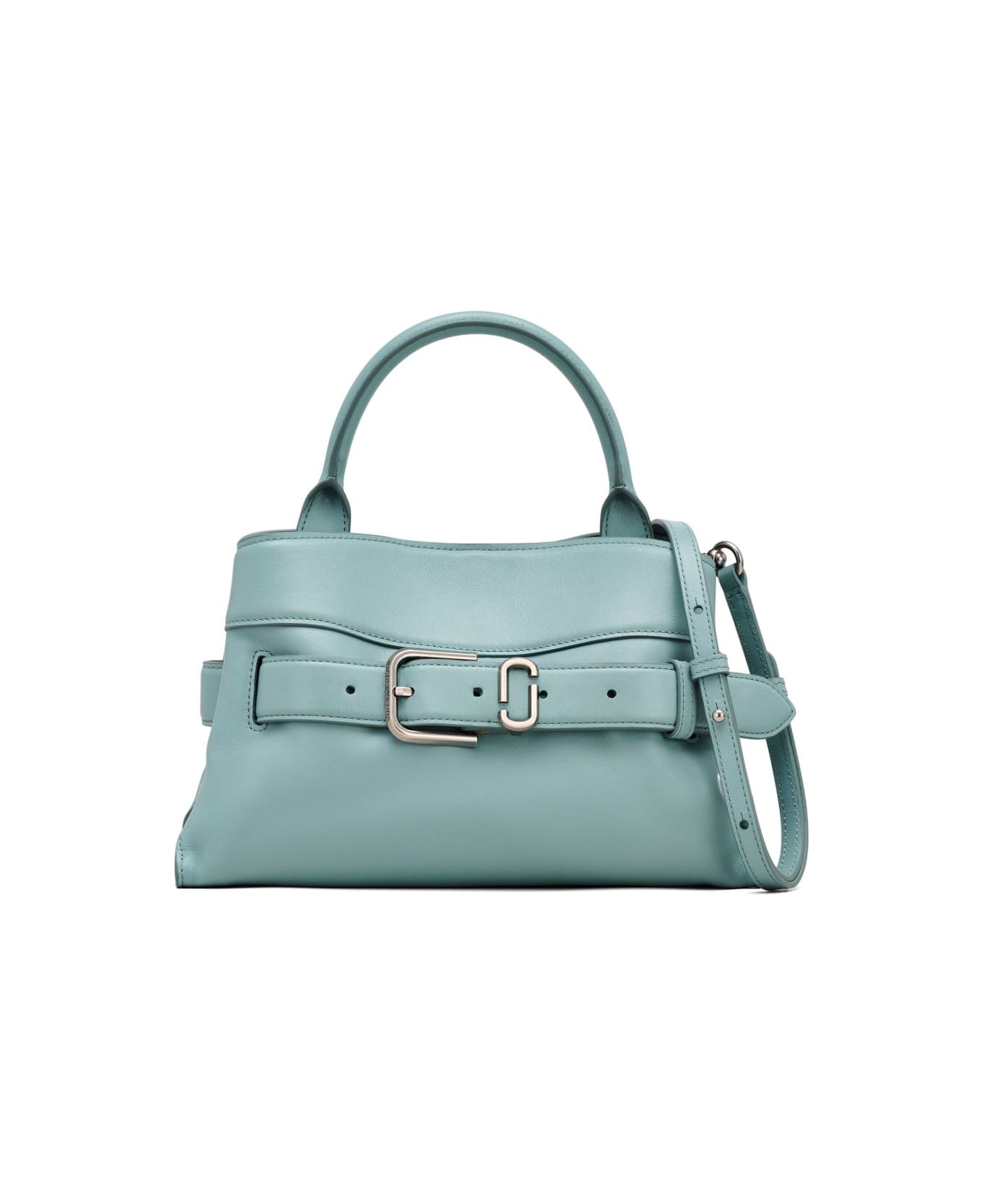 Marc Jacobs The Satchel Small Leather Handbag - Clear Blue