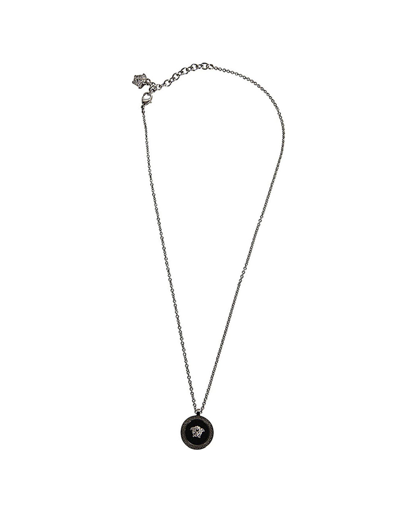 Versace Necklace Metal - Palladium Black