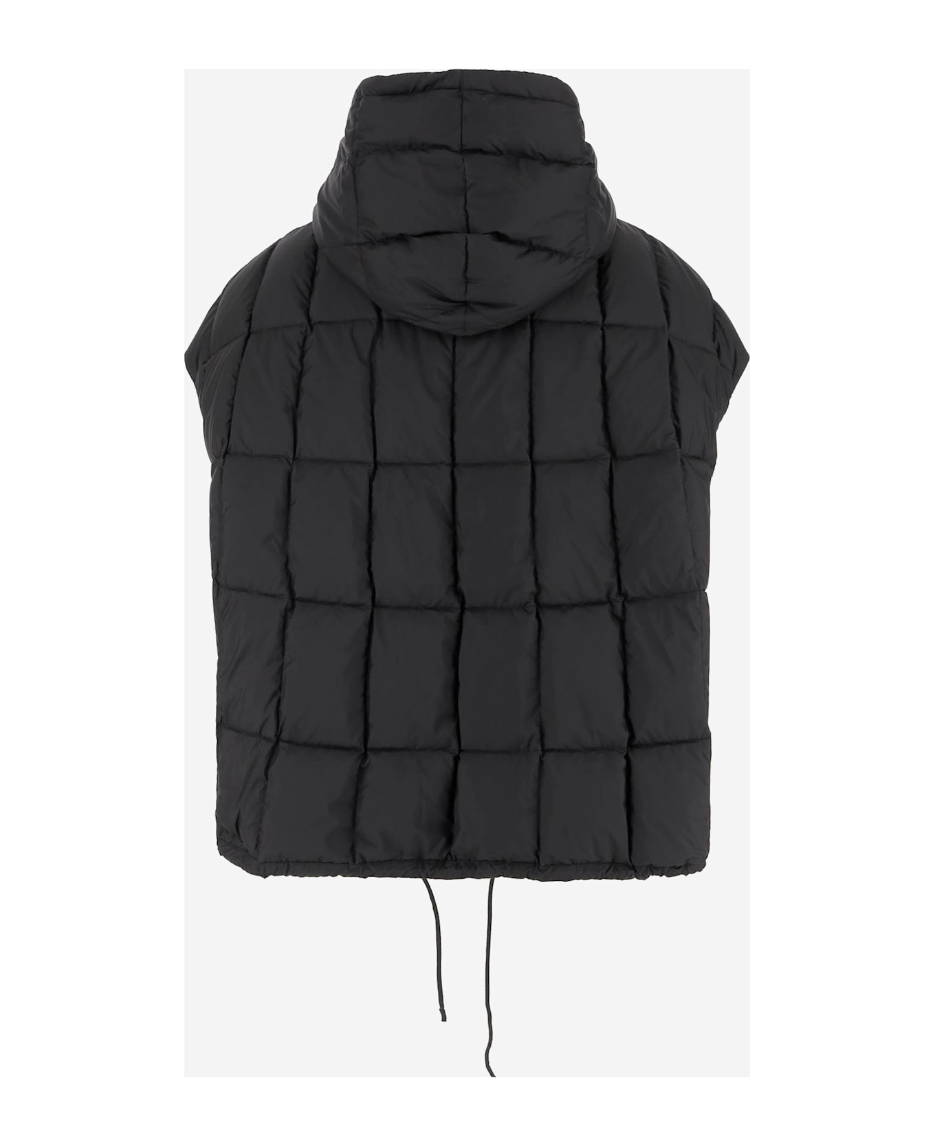 IENKI IENKI Cozy Bow Vest Made Of Nylon - Black