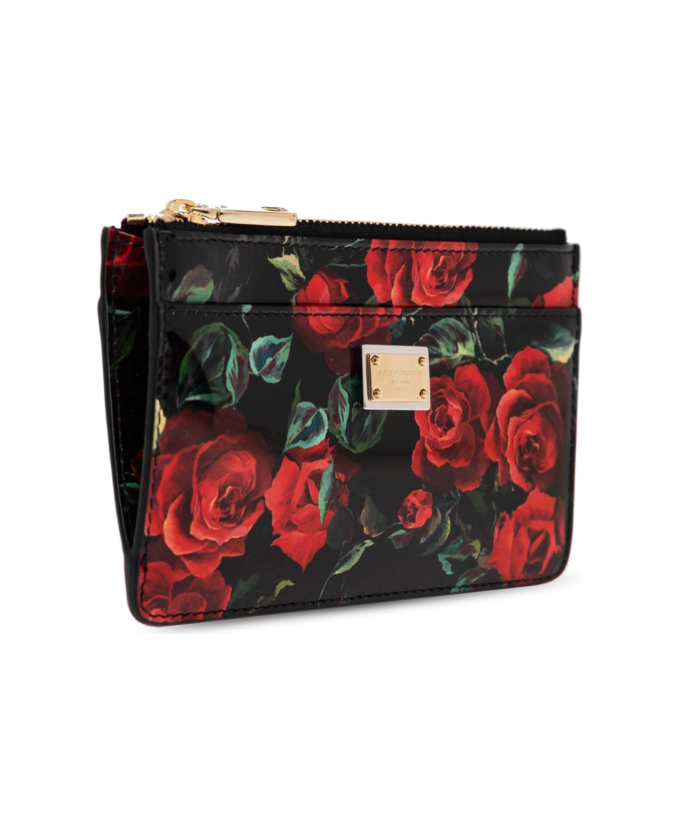 Dolce & Gabbana Wallet With Floral Motif - Pink