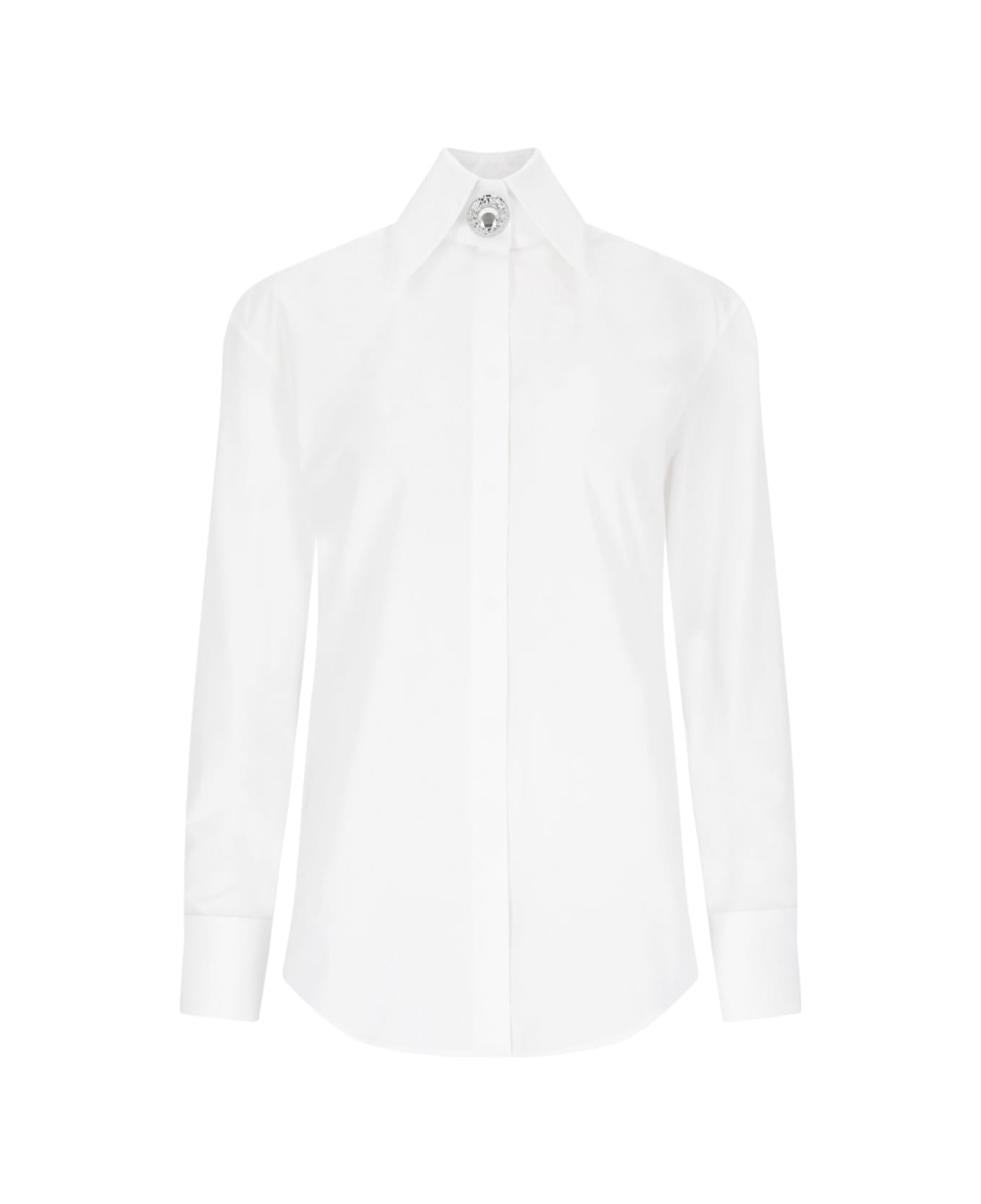 Balmain Poplin Shirt - Bianco