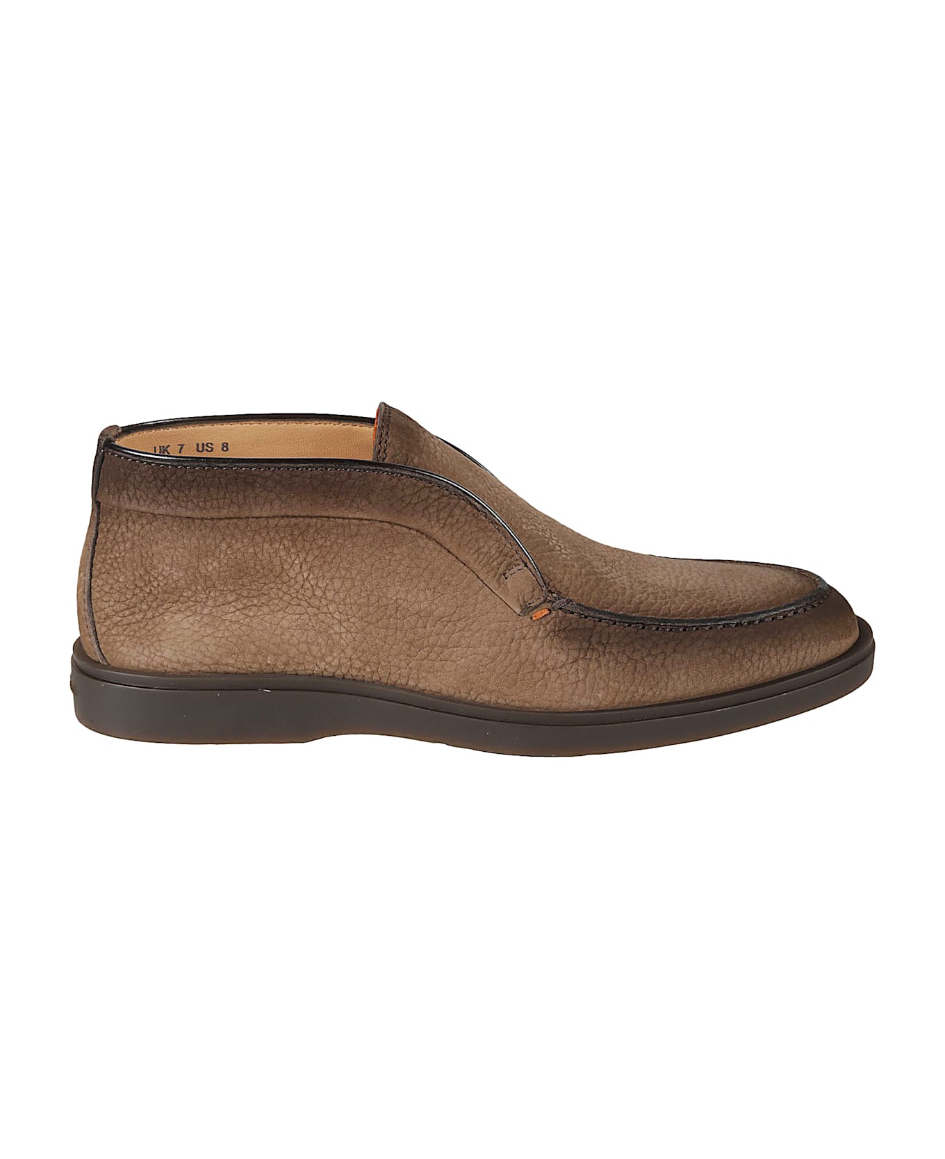 Santoni Dragon Slip-on Ankle Boots - Brown 